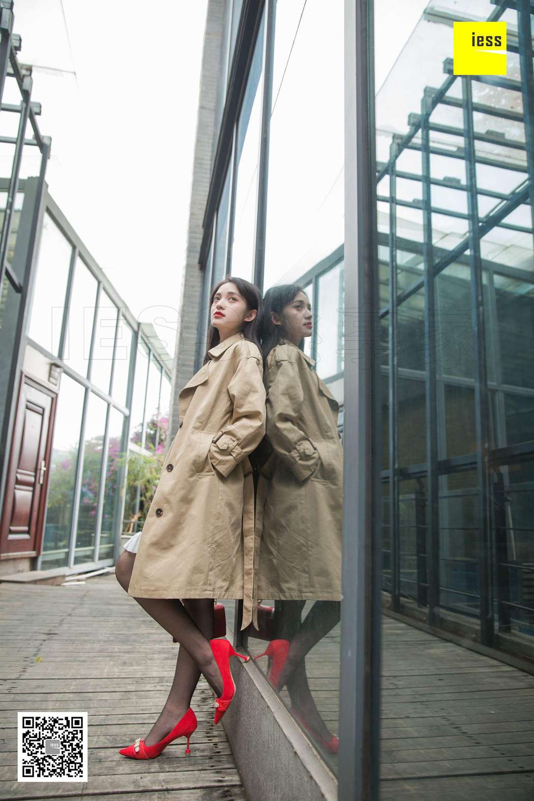 图片[3]-[IESS异思趣向] 2018.12.21 丝享家386：《气质风衣小红高》姗姗 在线浏览 – 速更版-美库