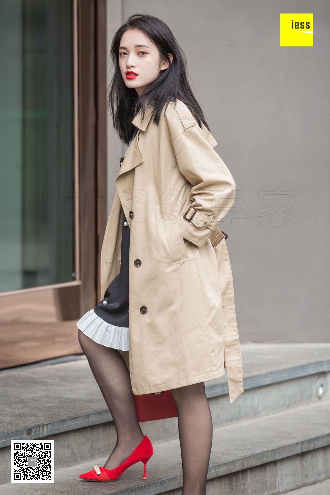 图片[8]-[IESS异思趣向] 2018.12.21 丝享家386：《气质风衣小红高》姗姗 在线浏览 – 速更版-美库