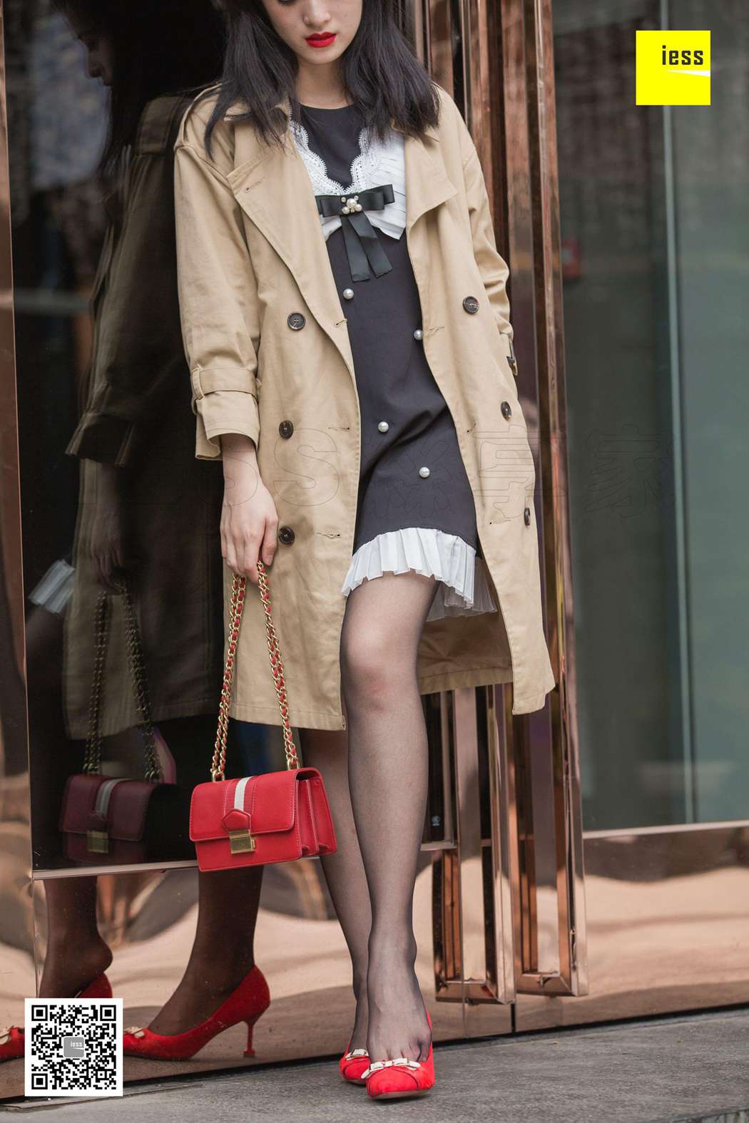 图片[64]-[IESS异思趣向] 2018.12.21 丝享家386：《气质风衣小红高》姗姗 在线浏览 – 速更版-美库