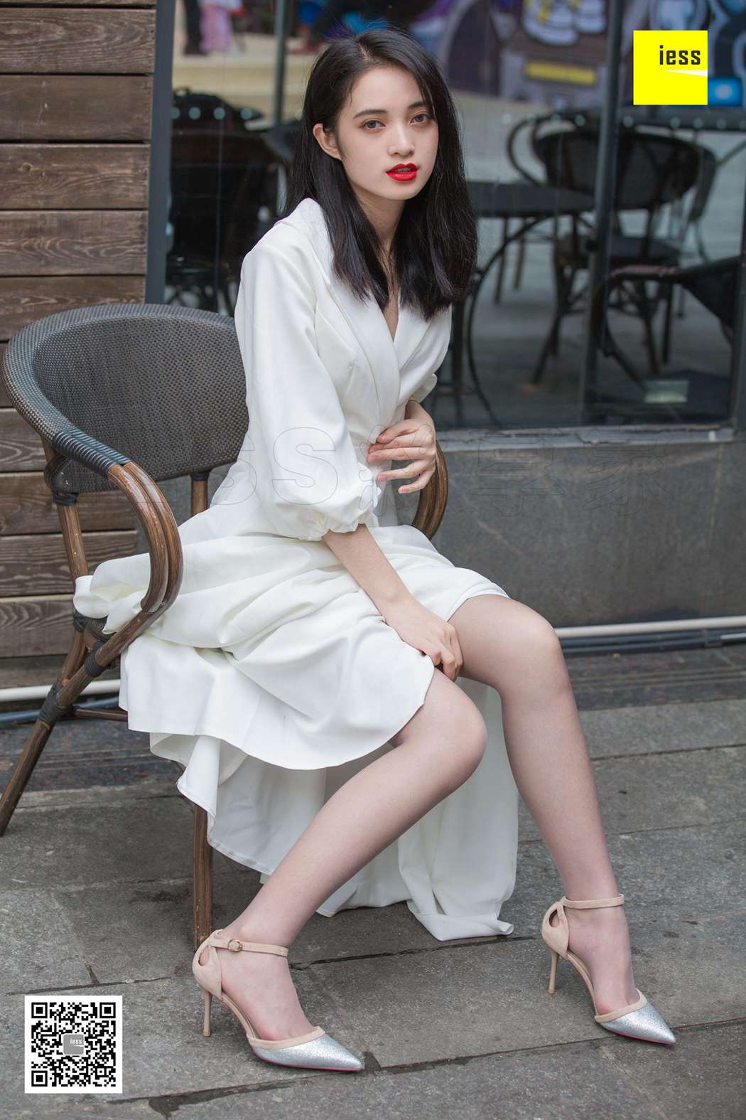 图片[55]-[IESS异思趣向] 2019.01.03 丝享家394：《烈焰红唇白长裙》姗姗 在线浏览 – 速更版-美库