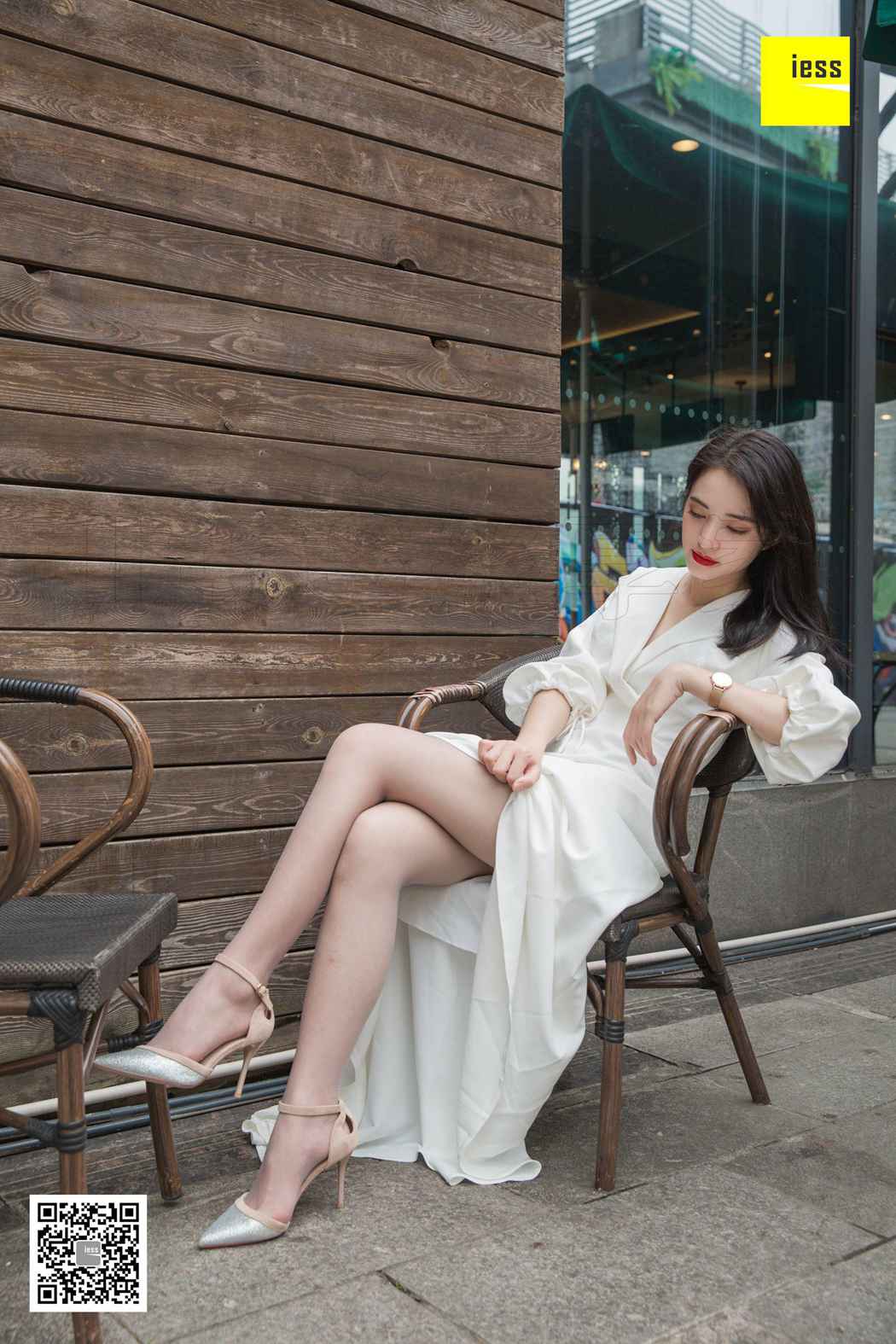 图片[77]-[IESS异思趣向] 2019.01.03 丝享家394：《烈焰红唇白长裙》姗姗 在线浏览 – 速更版-美库