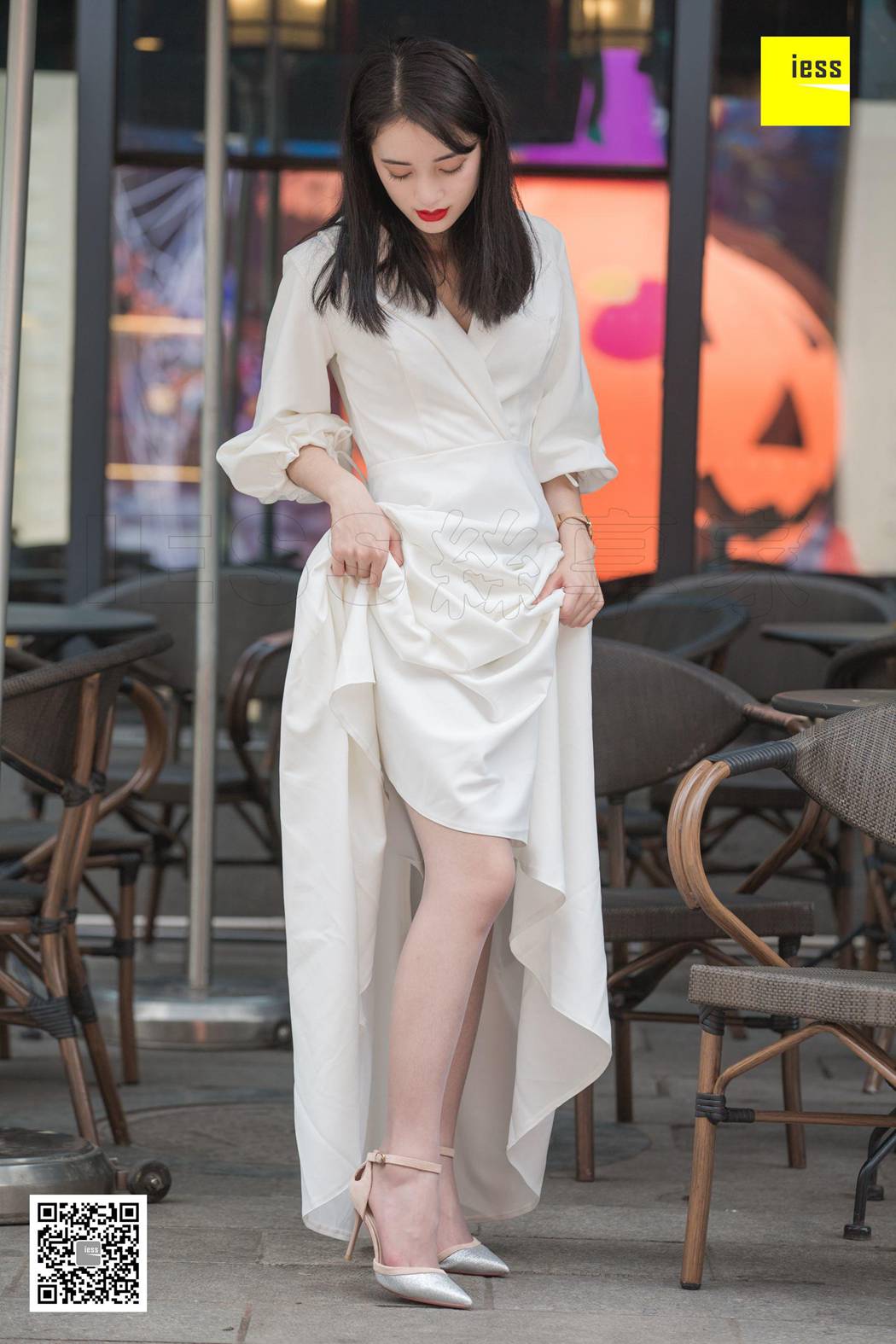 图片[74]-[IESS异思趣向] 2019.01.03 丝享家394：《烈焰红唇白长裙》姗姗 在线浏览 – 速更版-美库