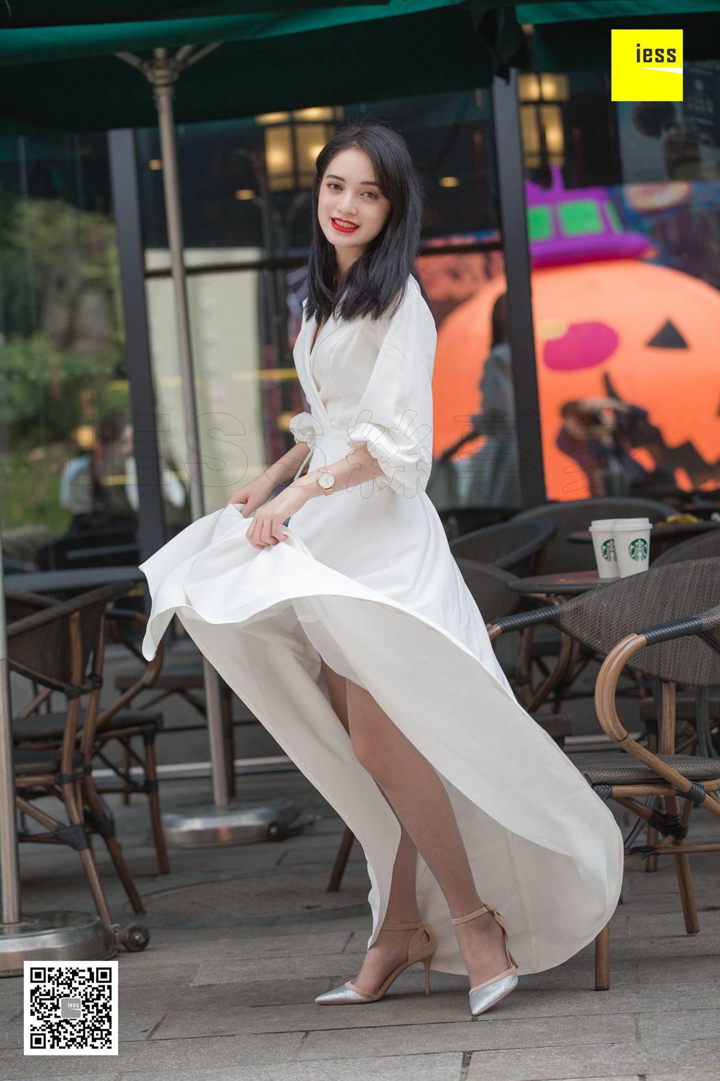 图片[3]-[IESS异思趣向] 2019.01.03 丝享家394：《烈焰红唇白长裙》姗姗 在线浏览 – 速更版-美库