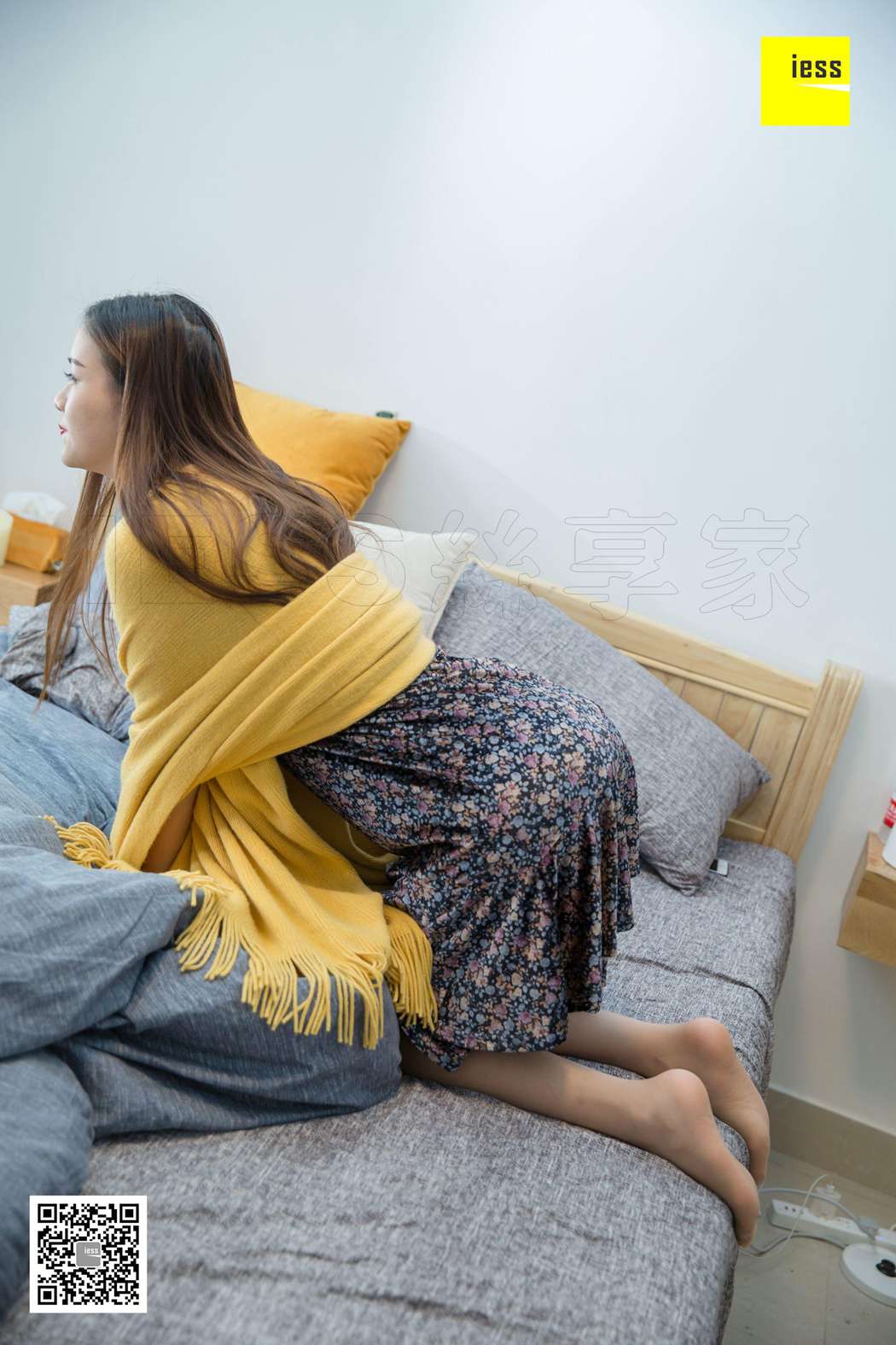 图片[9]-[IESS异思趣向] 2019.01.09 丝享家398：《刚起床的九妹》九妹 在线浏览 – 速更版-美库