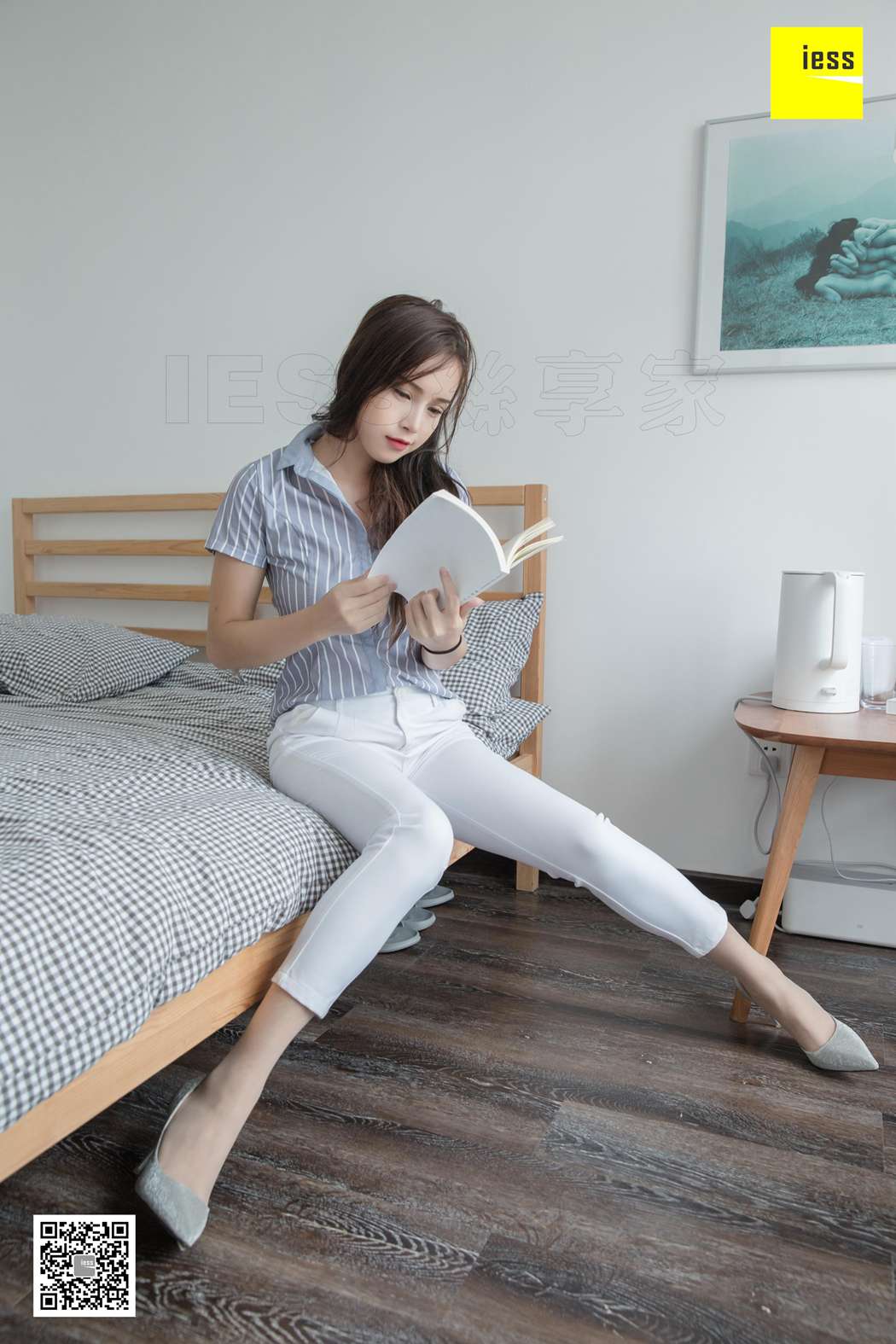 图片[45]-[IESS异思趣向] 2019.03.11 丝享家438：《小羽OL白长裤》小羽 在线浏览 – 速更版-美库