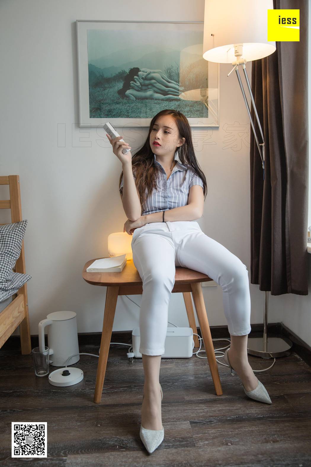 图片[78]-[IESS异思趣向] 2019.03.11 丝享家438：《小羽OL白长裤》小羽 在线浏览 – 速更版-美库