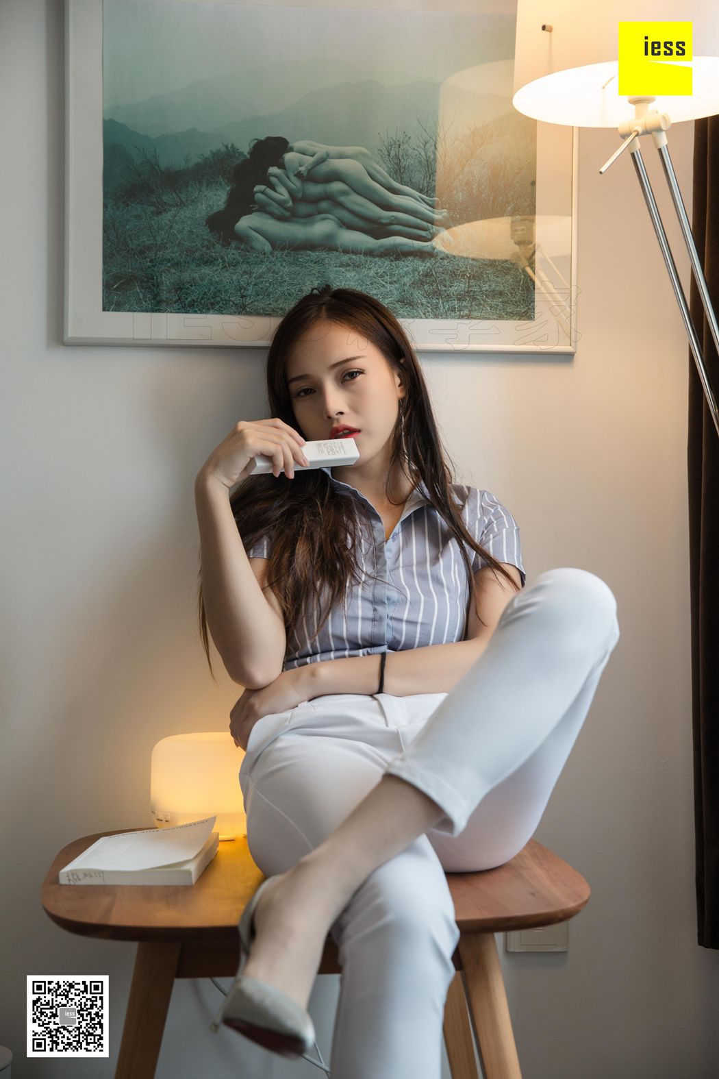 图片[79]-[IESS异思趣向] 2019.03.11 丝享家438：《小羽OL白长裤》小羽 在线浏览 – 速更版-美库