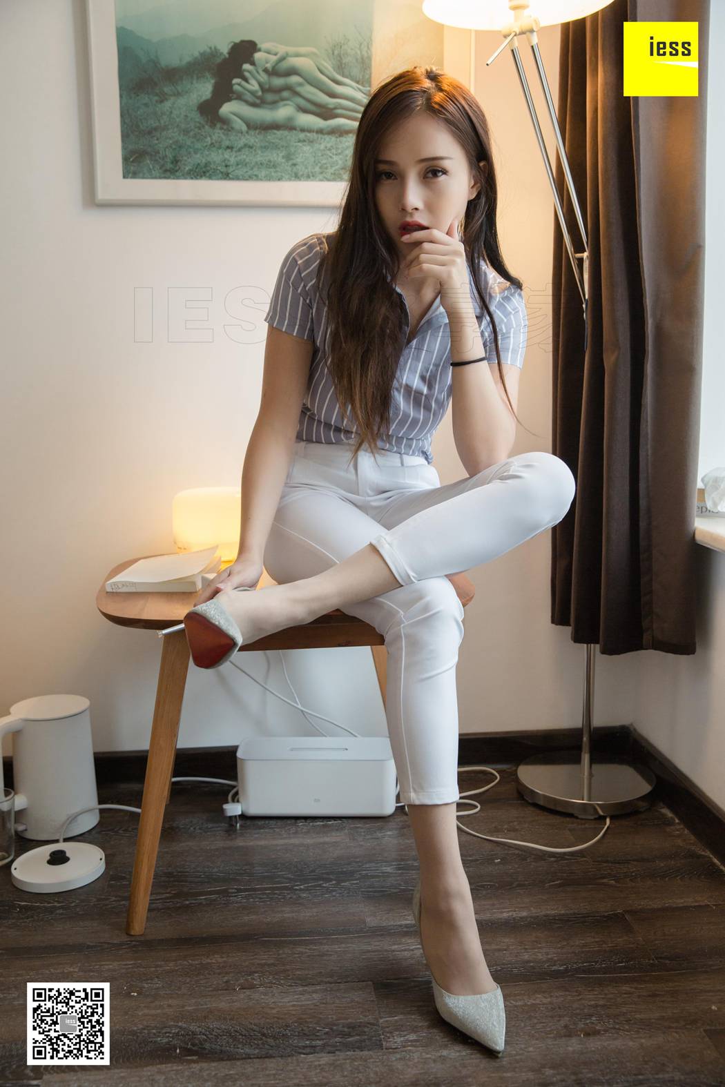 图片[13]-[IESS异思趣向] 2019.03.11 丝享家438：《小羽OL白长裤》小羽 在线浏览 – 速更版-美库