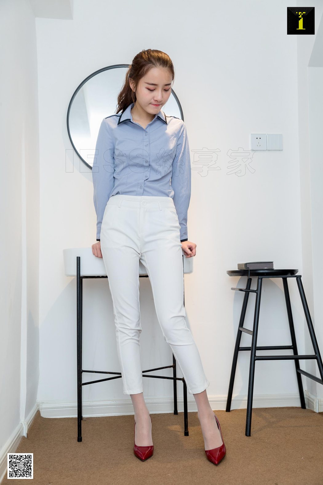 图片[57]-[IESS异思趣向] 2019.05.04 丝享家476 《婉萍简约白色西装裤》婉萍 在线浏览 – 速更版-美库