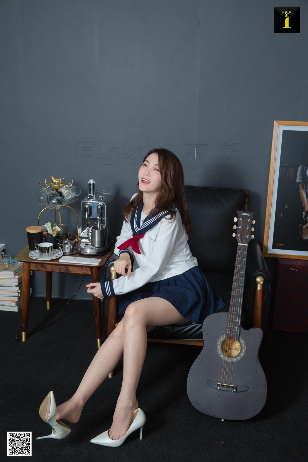 图片[18]-[IESS异思趣向] 2019.04.30 丝享家474：《梓琪JK终现梨涡》梓琪 在线浏览 – 速更版-美库