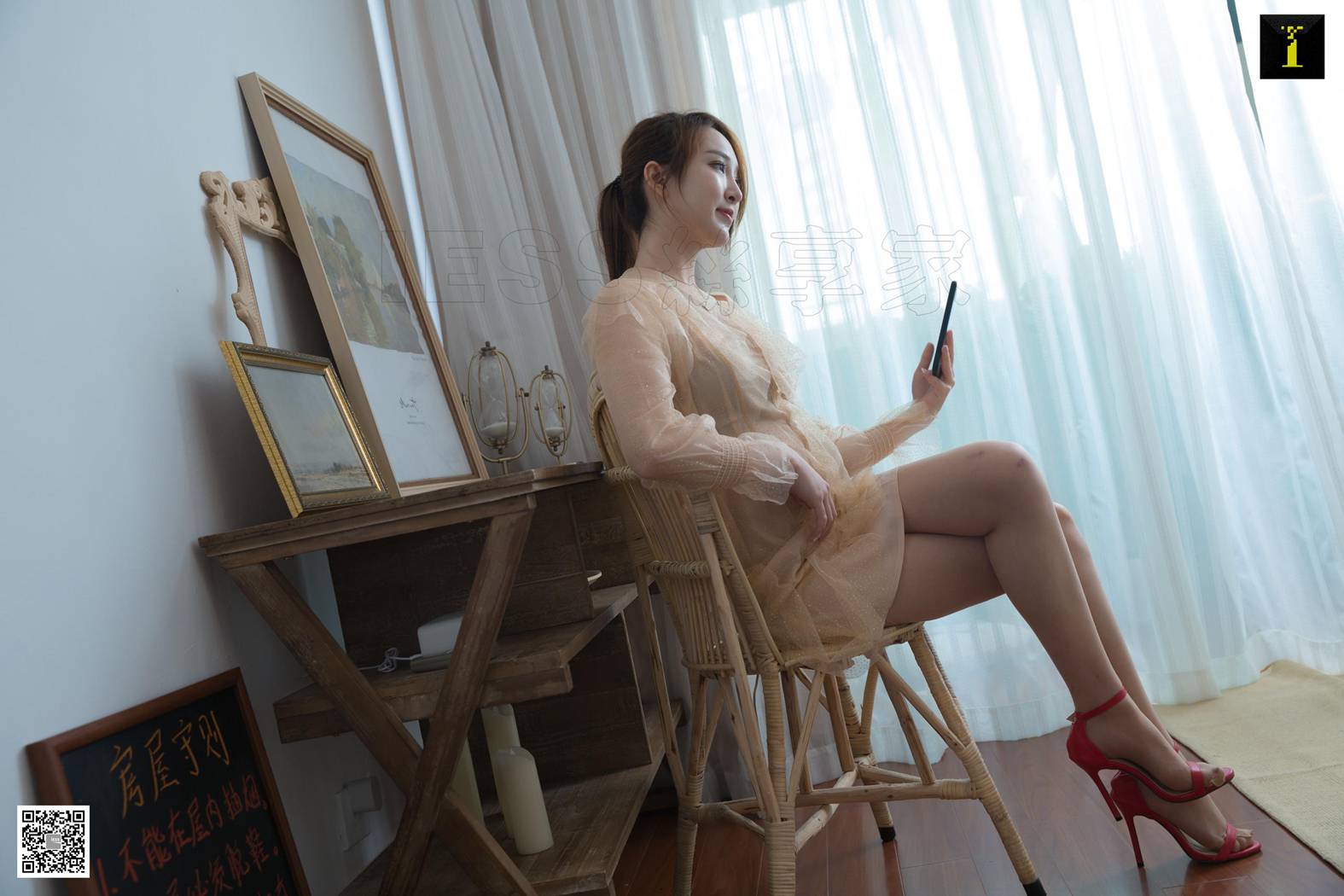 图片[59]-[IESS异思趣向] 2019.06.10 丝享家503：《云芝的一字扣红鞋》云芝 在线浏览 – 速更版-美库