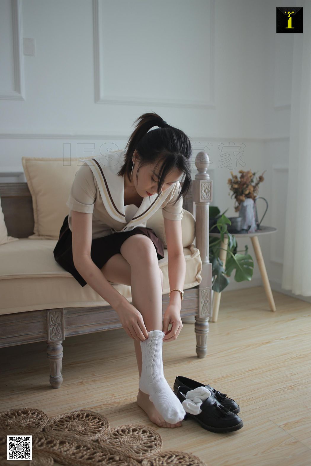 图片[44]-[IESS异思趣向] 2019.08.21 丝享家555：小衫《小衫初尝JK棉袜》 在线浏览 – 速更版-美库