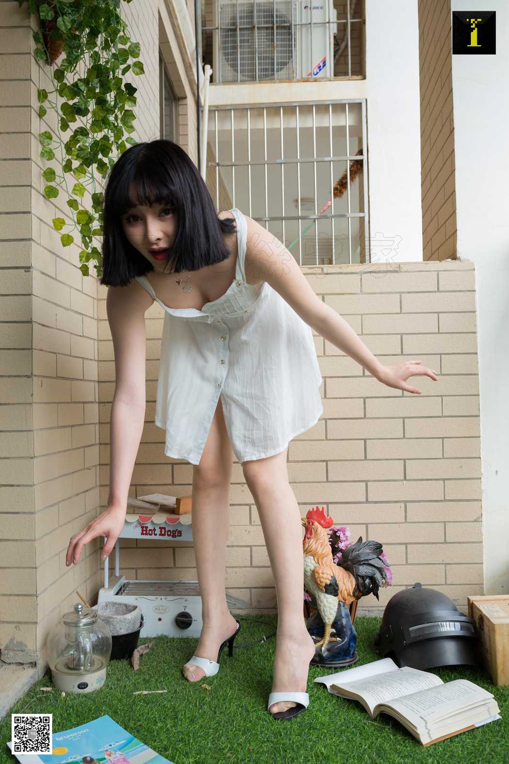 图片[4]-[IESS异思趣向] 2019.09.09 丝享家567：喵姐《短发喵姐很调皮》在线浏览 – 速更版-美库