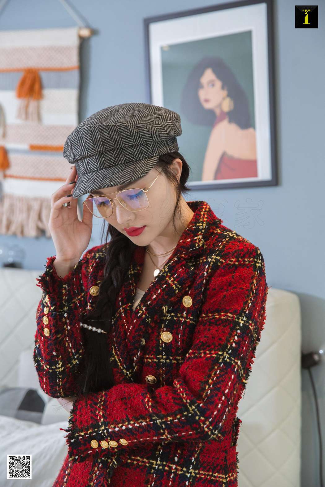 图片[21]-[IESS异思趣向] 2020.03.03 丝享家 692：喵姐《喵姐的英伦风套装》在线浏览 – 速更版-美库