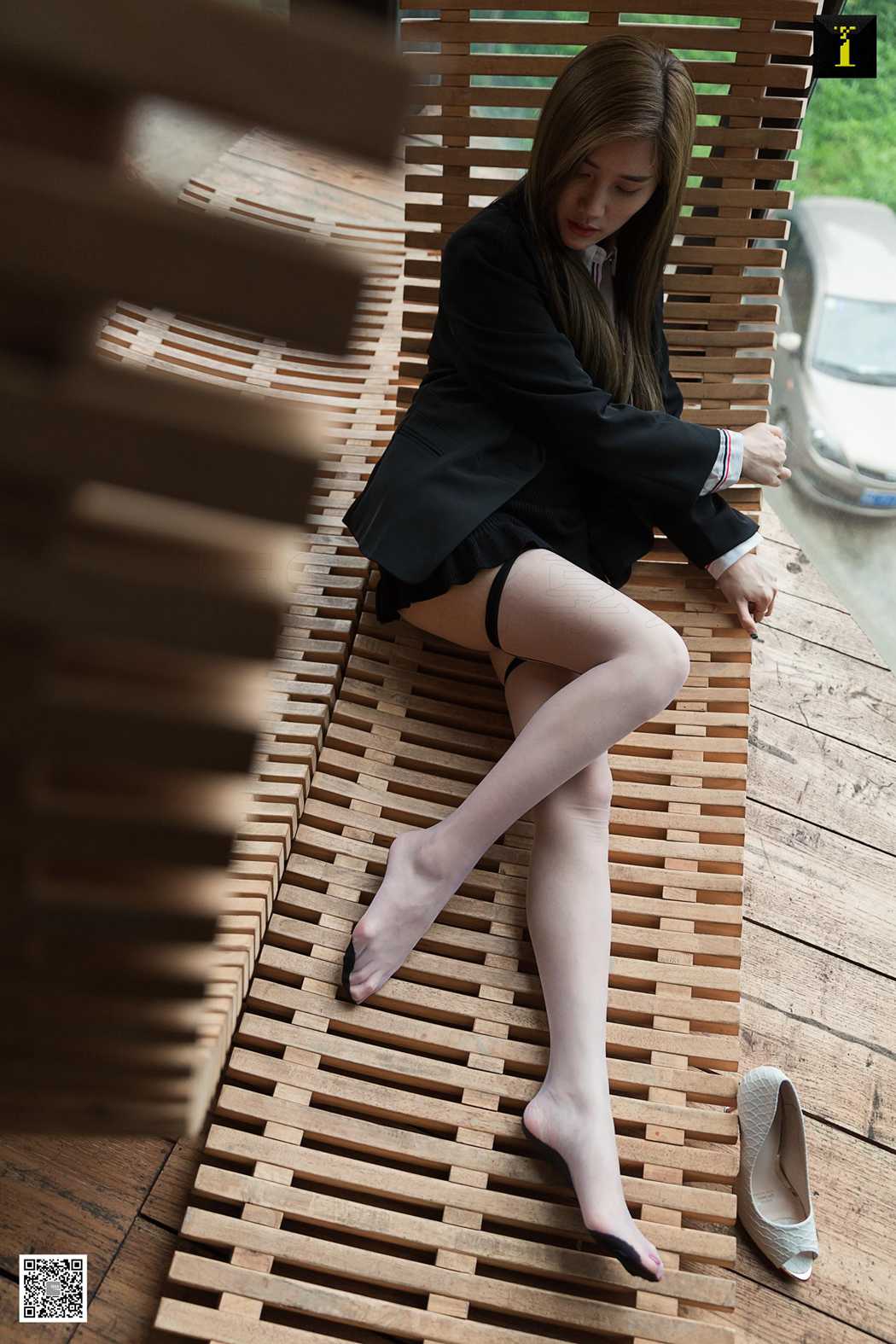 图片[42]-[IESS异思趣向] 2020.04.14 丝享家 721：羽西《鱼嘴与吊带袜》在线浏览 – 速更版-美库