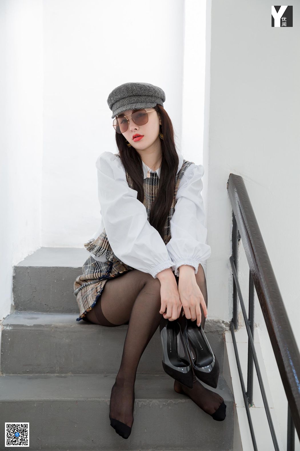 图片[85]-[IESS异思趣向] 2020.04.22 丝享家 725：喵姐《玩味格子套装》在线浏览 – 速更版-美库