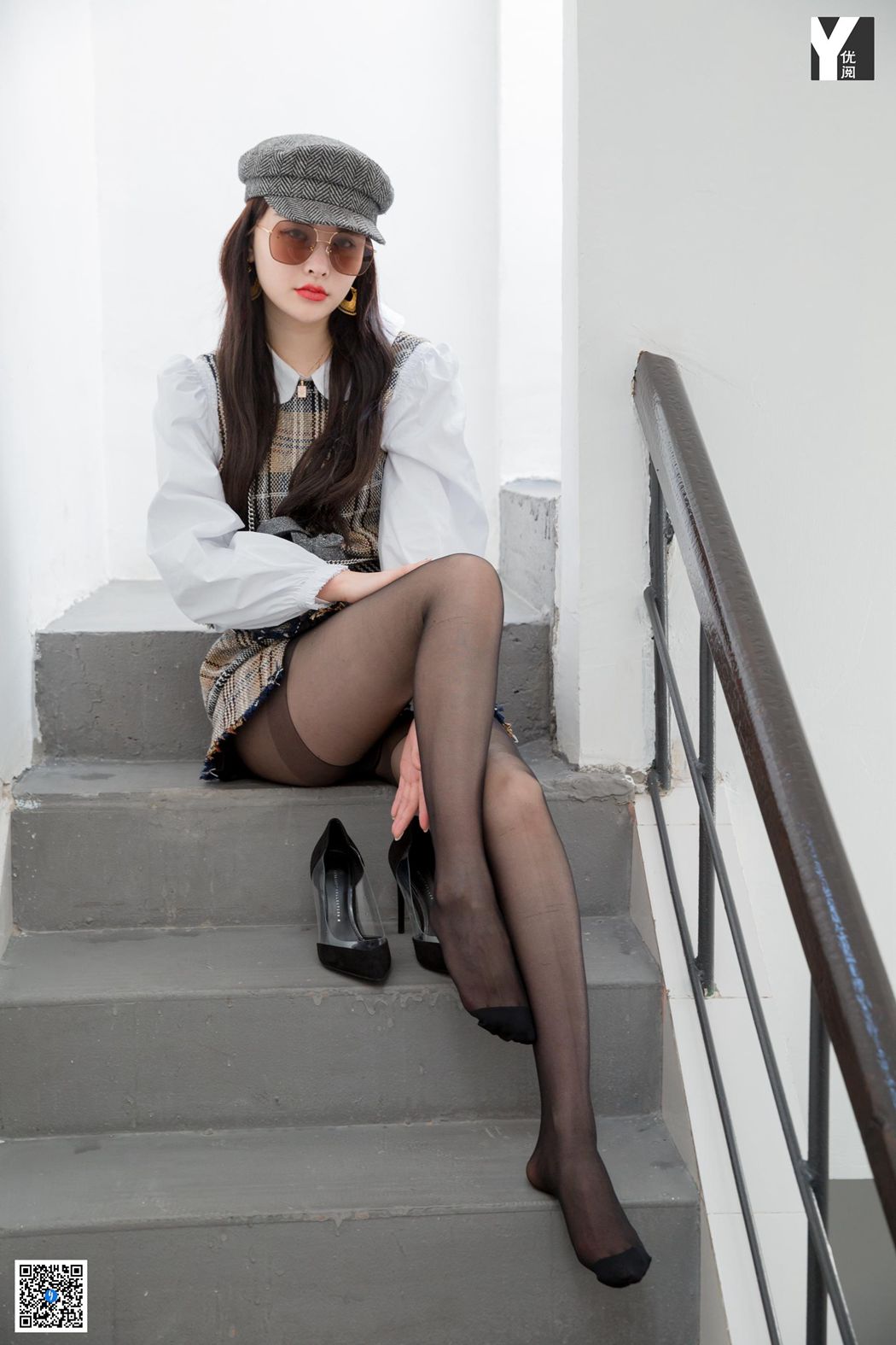 图片[45]-[IESS异思趣向] 2020.04.22 丝享家 725：喵姐《玩味格子套装》在线浏览 – 速更版-美库