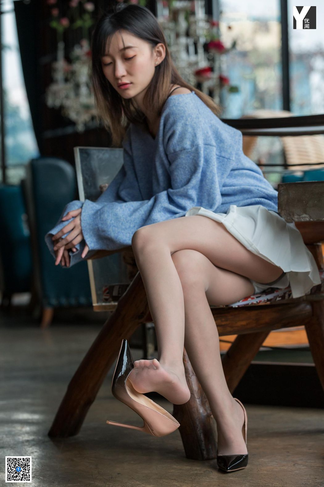 图片[5]-[IESS异思趣向] 2020.05.21 丝享家 745：秋秋《百褶裙少女》在线浏览 – 速更版-美库