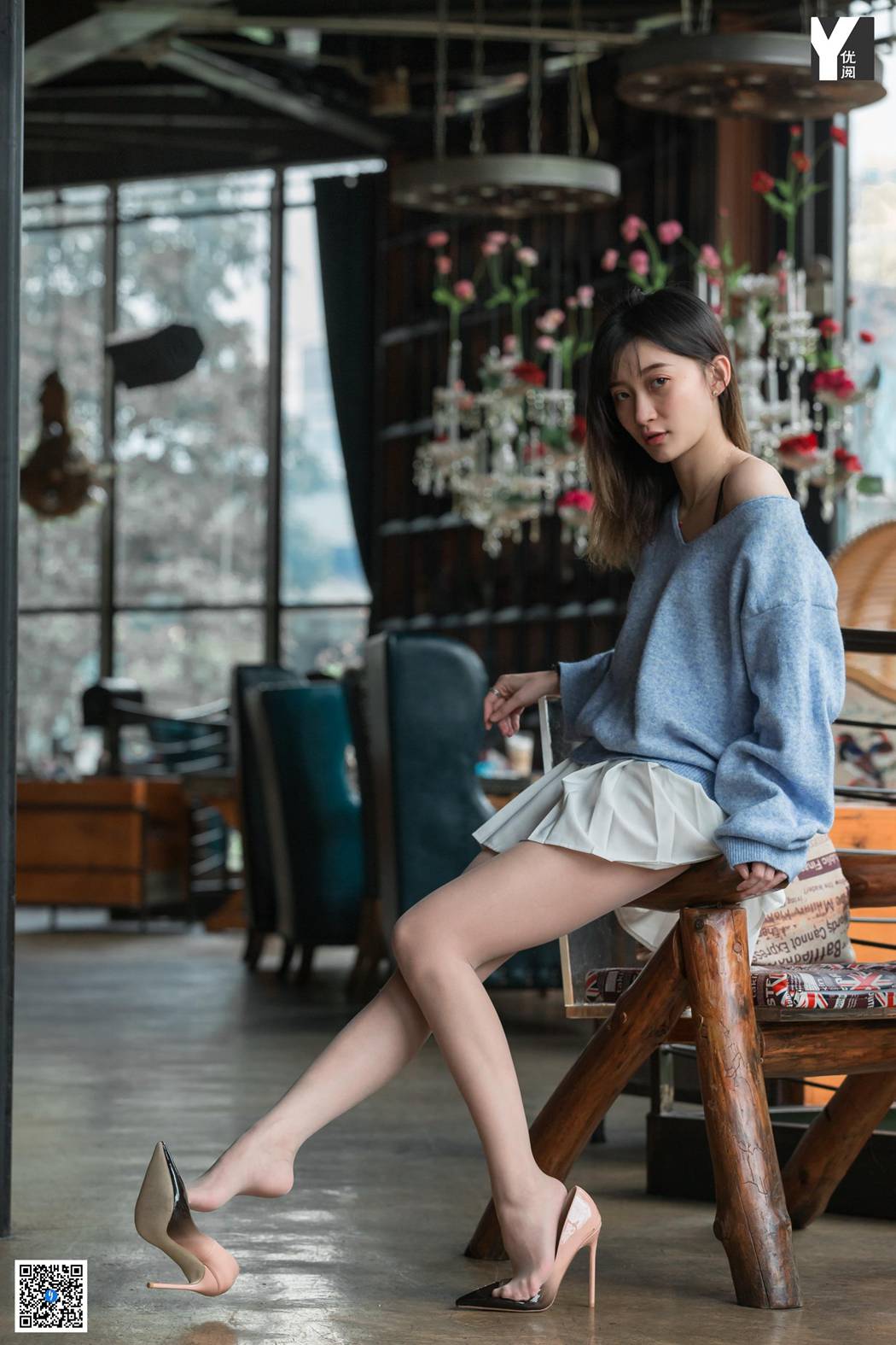 图片[61]-[IESS异思趣向] 2020.05.21 丝享家 745：秋秋《百褶裙少女》在线浏览 – 速更版-美库