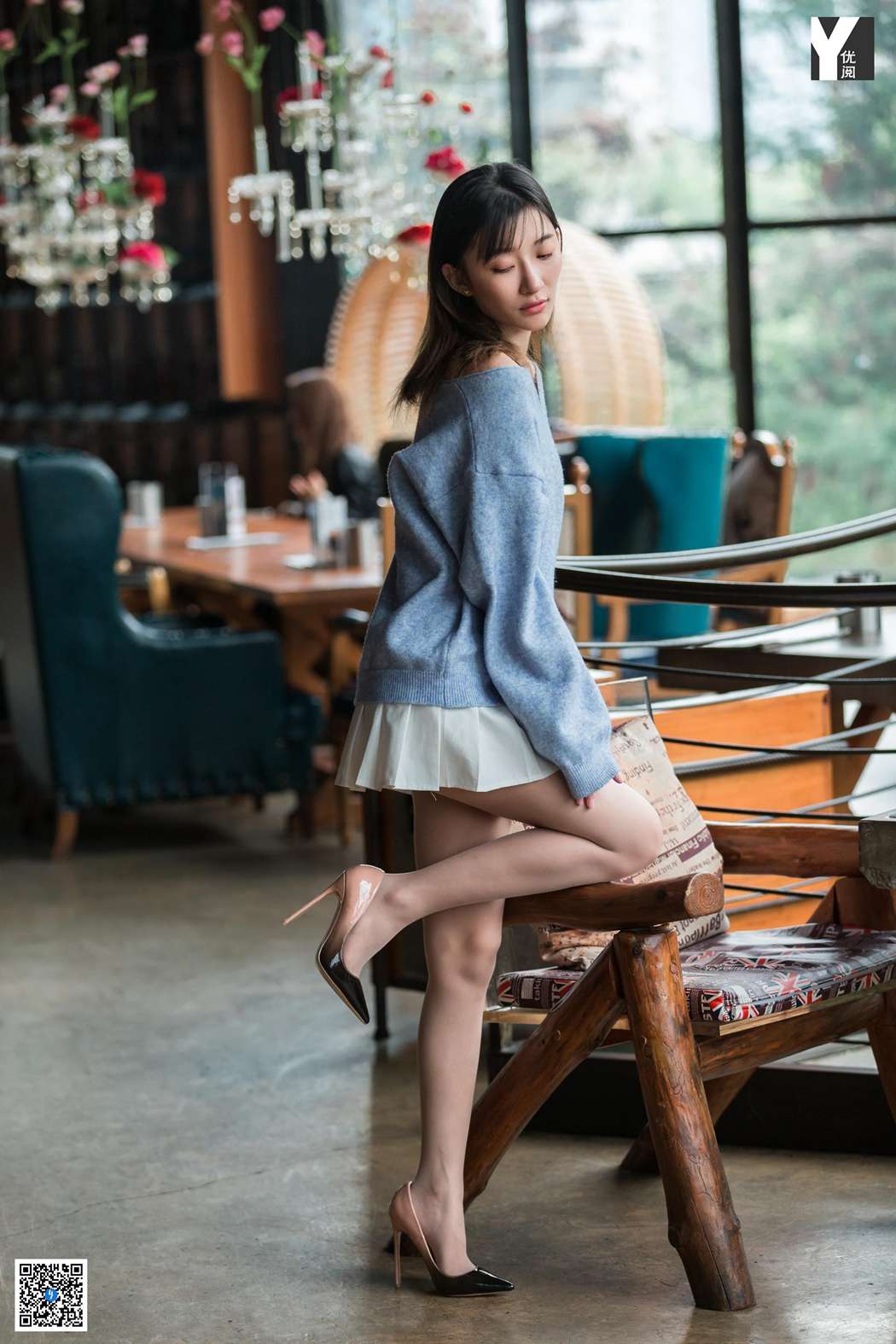 图片[44]-[IESS异思趣向] 2020.05.21 丝享家 745：秋秋《百褶裙少女》在线浏览 – 速更版-美库