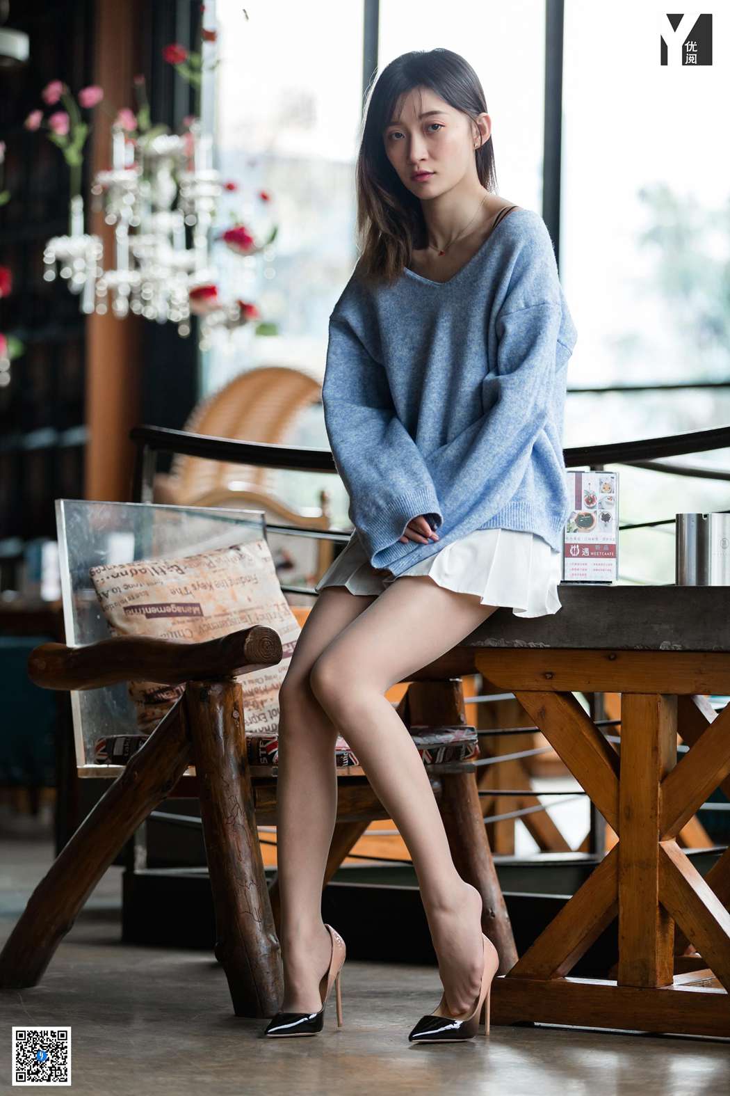 图片[6]-[IESS异思趣向] 2020.05.21 丝享家 745：秋秋《百褶裙少女》在线浏览 – 速更版-美库