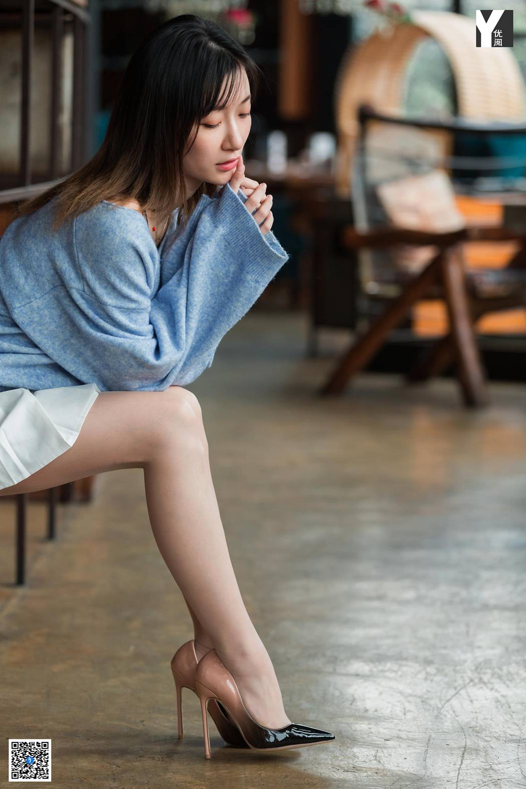 图片[51]-[IESS异思趣向] 2020.05.21 丝享家 745：秋秋《百褶裙少女》在线浏览 – 速更版-美库