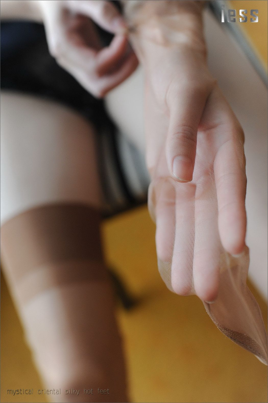 图片[17]-[IESS异思趣向] 2016.11.01 丝足便当027：《ES8复古无弹力丝袜细节秀I》含菲 在线浏览 – 速更版-美库