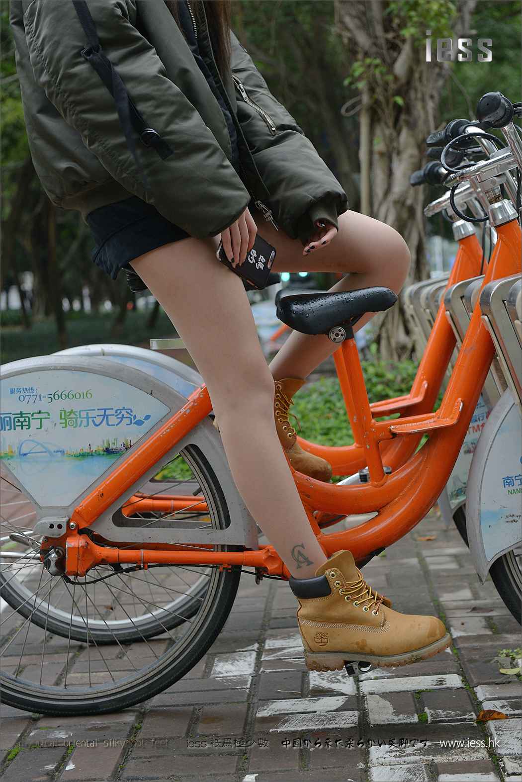 图片[74]-[IESS异思趣向] 2017.01.21 丝足便当059：《短靴、肉丝与单车》潇潇 在线浏览 – 速更版-美库