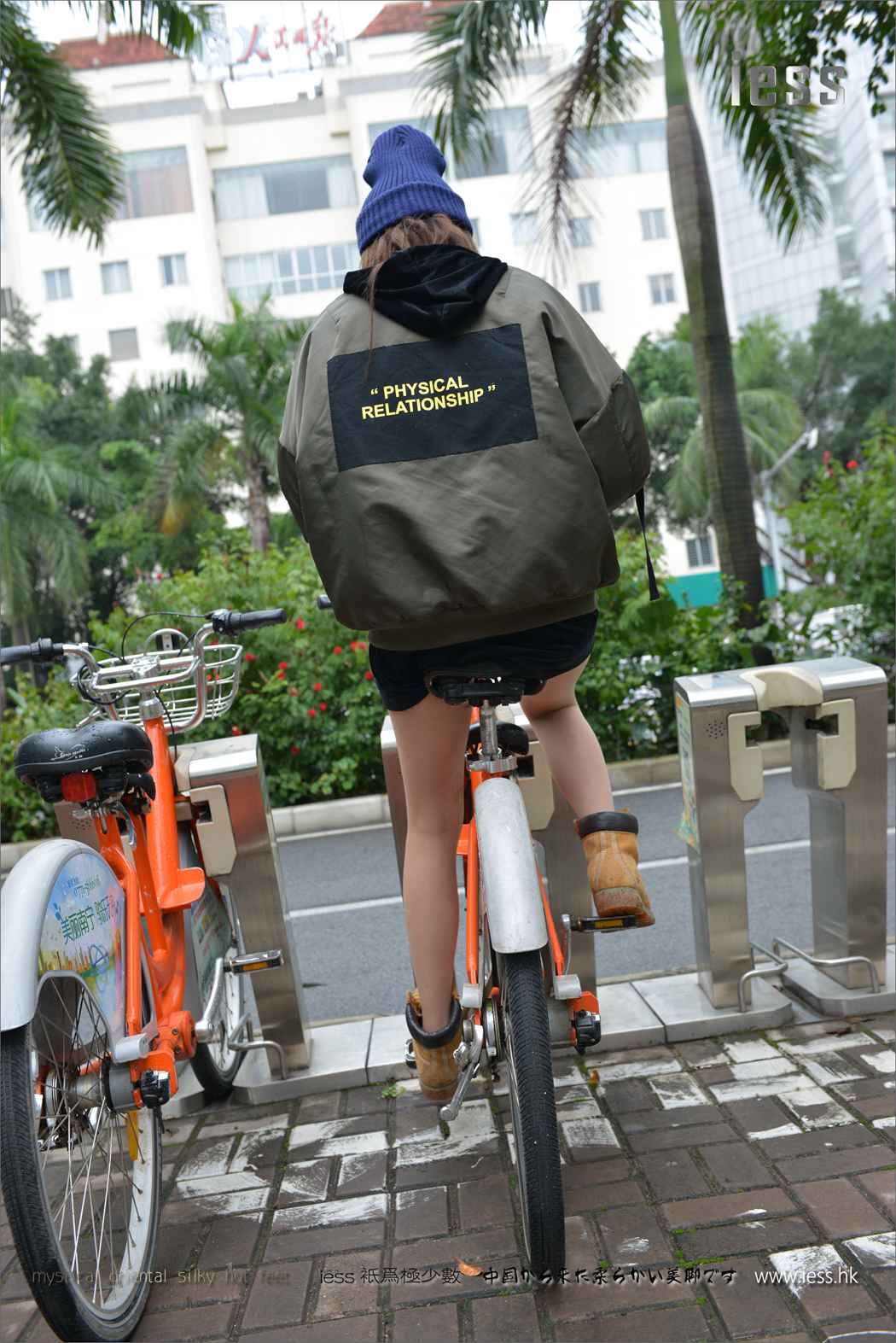 图片[22]-[IESS异思趣向] 2017.01.21 丝足便当059：《短靴、肉丝与单车》潇潇 在线浏览 – 速更版-美库