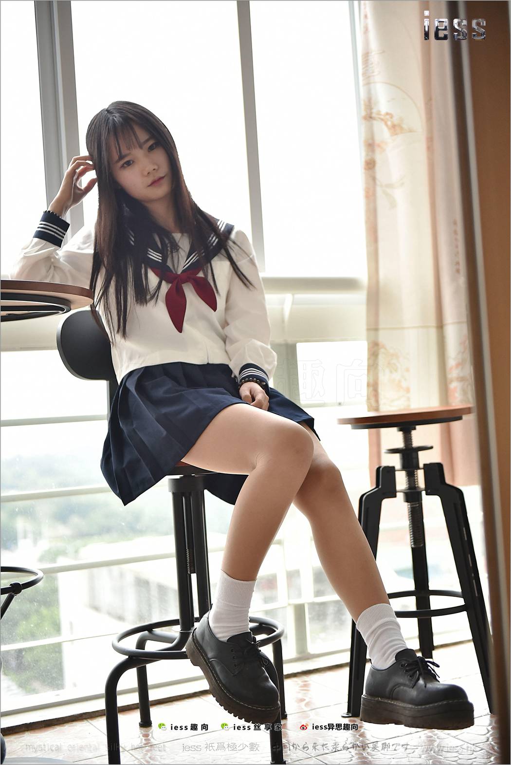 图片[60]-[IESS异思趣向] 2017.09.06 丝足便当148：《棉袜JK》琪琪 在线浏览 – 速更版-美库