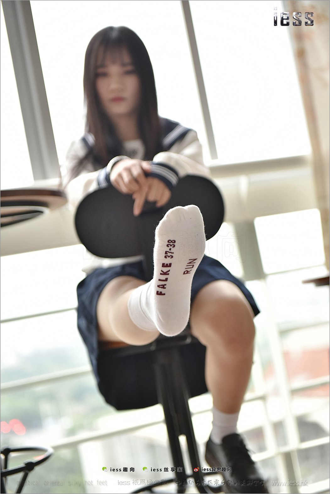 图片[93]-[IESS异思趣向] 2017.09.06 丝足便当148：《棉袜JK》琪琪 在线浏览 – 速更版-美库