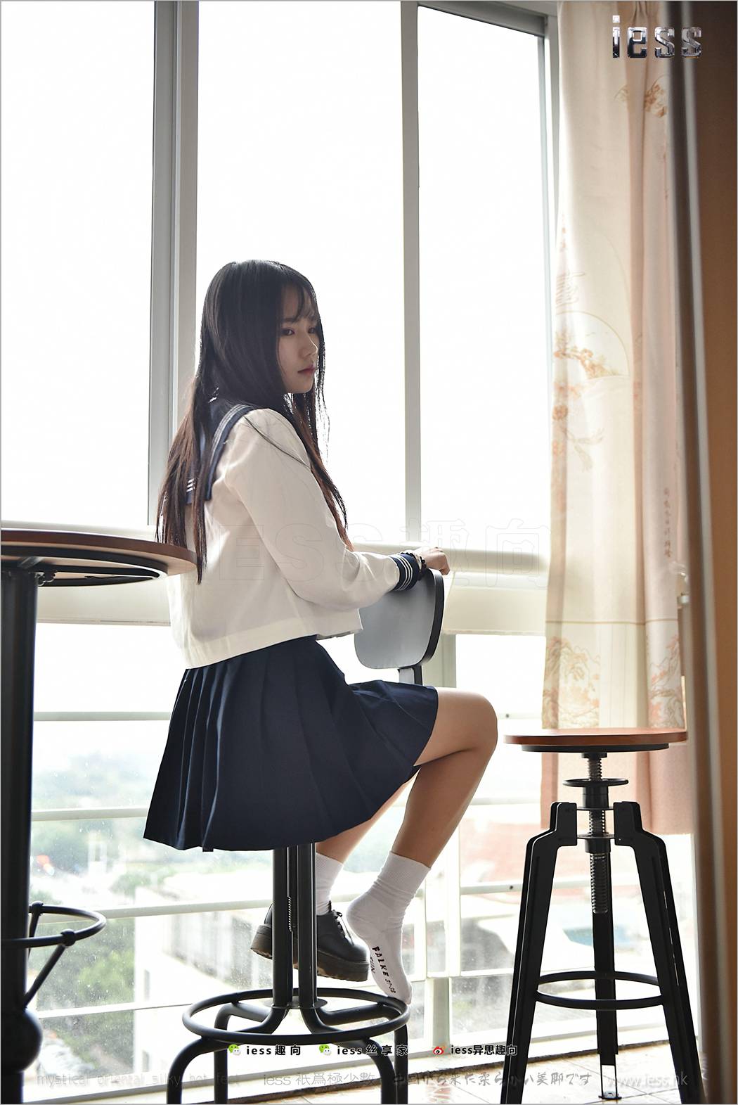 图片[5]-[IESS异思趣向] 2017.09.06 丝足便当148：《棉袜JK》琪琪 在线浏览 – 速更版-美库
