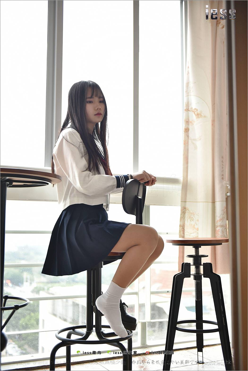 图片[18]-[IESS异思趣向] 2017.09.06 丝足便当148：《棉袜JK》琪琪 在线浏览 – 速更版-美库