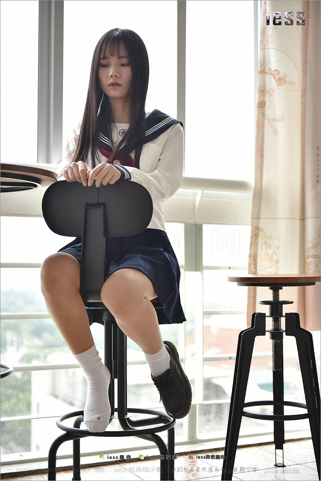 图片[86]-[IESS异思趣向] 2017.09.06 丝足便当148：《棉袜JK》琪琪 在线浏览 – 速更版-美库