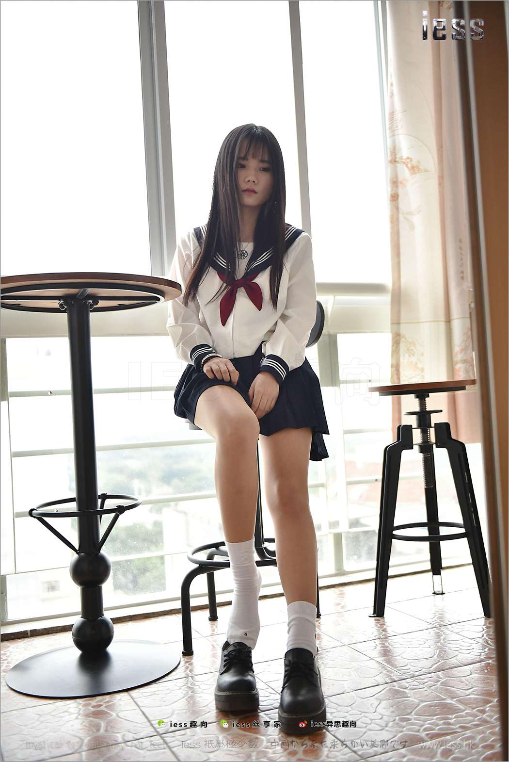 图片[56]-[IESS异思趣向] 2017.09.06 丝足便当148：《棉袜JK》琪琪 在线浏览 – 速更版-美库