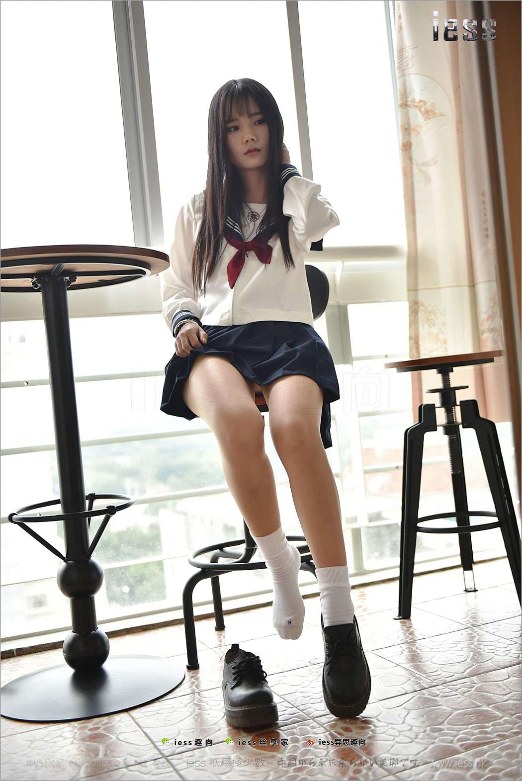 图片[51]-[IESS异思趣向] 2017.09.06 丝足便当148：《棉袜JK》琪琪 在线浏览 – 速更版-美库