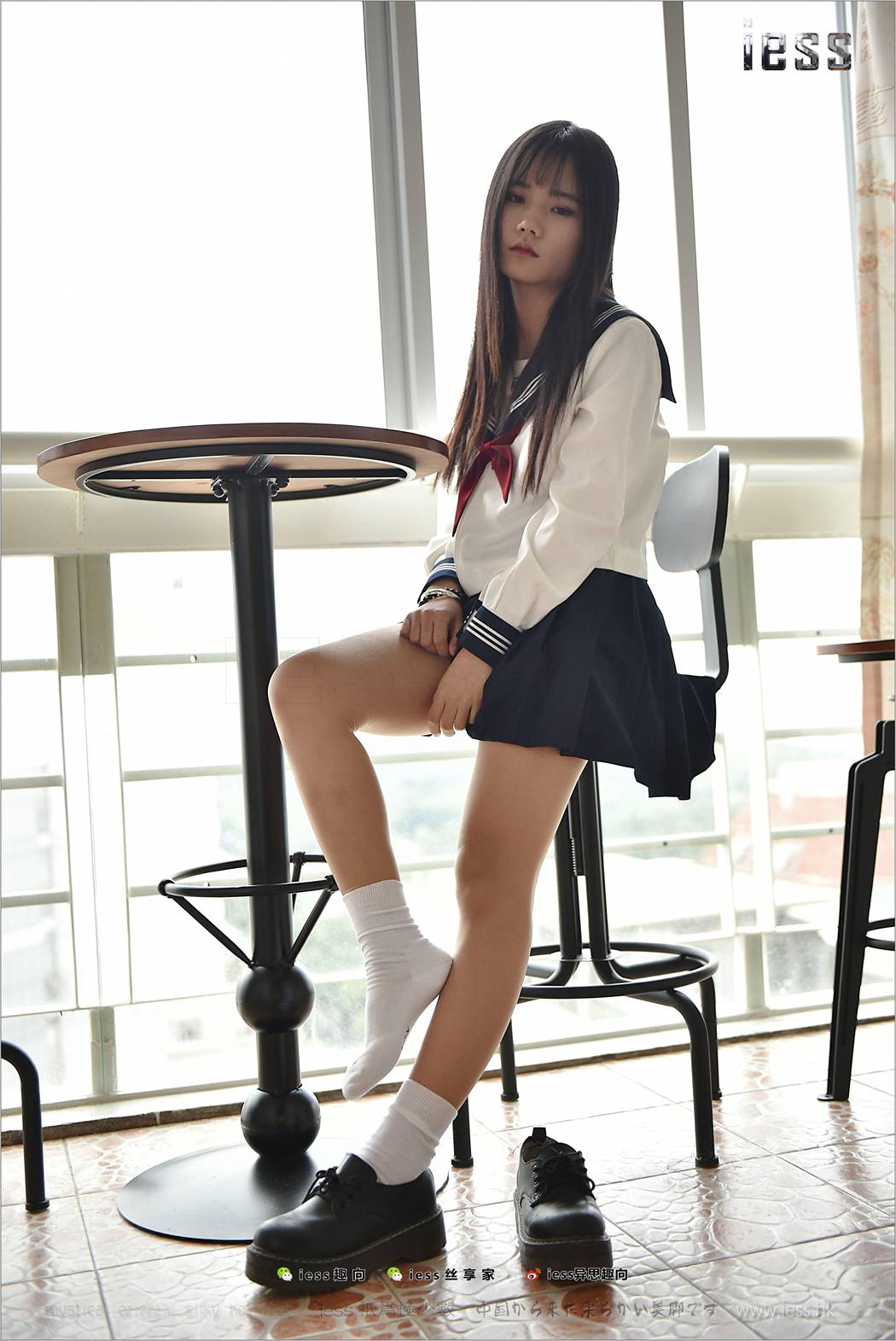 图片[47]-[IESS异思趣向] 2017.09.06 丝足便当148：《棉袜JK》琪琪 在线浏览 – 速更版-美库