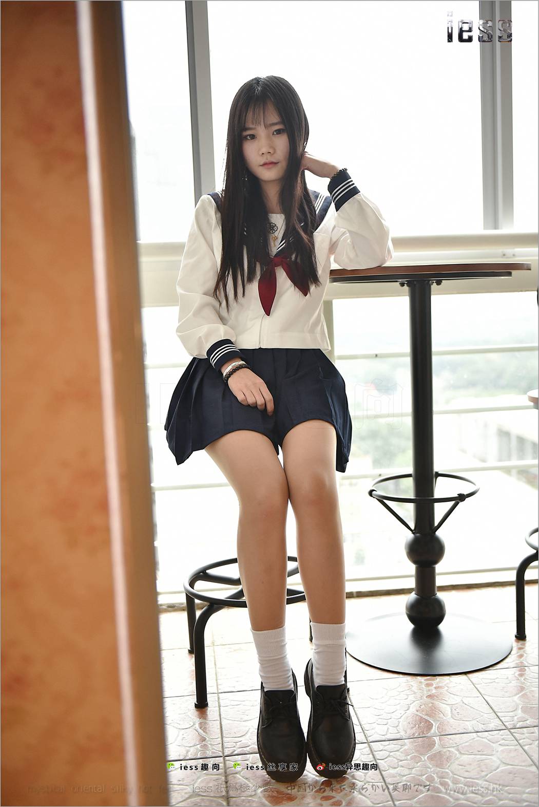 图片[99]-[IESS异思趣向] 2017.09.06 丝足便当148：《棉袜JK》琪琪 在线浏览 – 速更版-美库