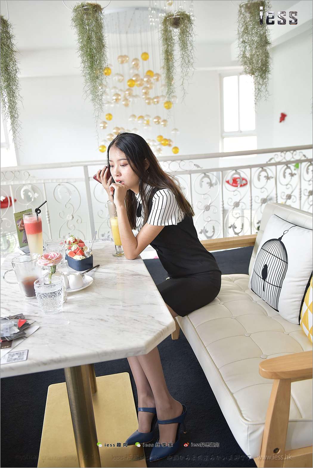 图片[83]-[IESS异思趣向] 2017.09.12 丝足便当149：《灰丝白领的下午茶时光》婉萍 在线浏览 – 速更版-美库