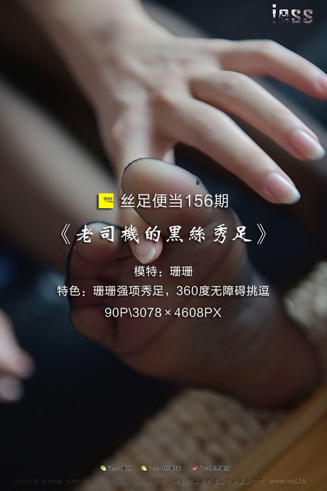 图片[27]-[IESS异思趣向] 2017.09.23 丝足便当156：《老司机的黑丝秀足》珊珊 在线浏览 – 速更版-美库