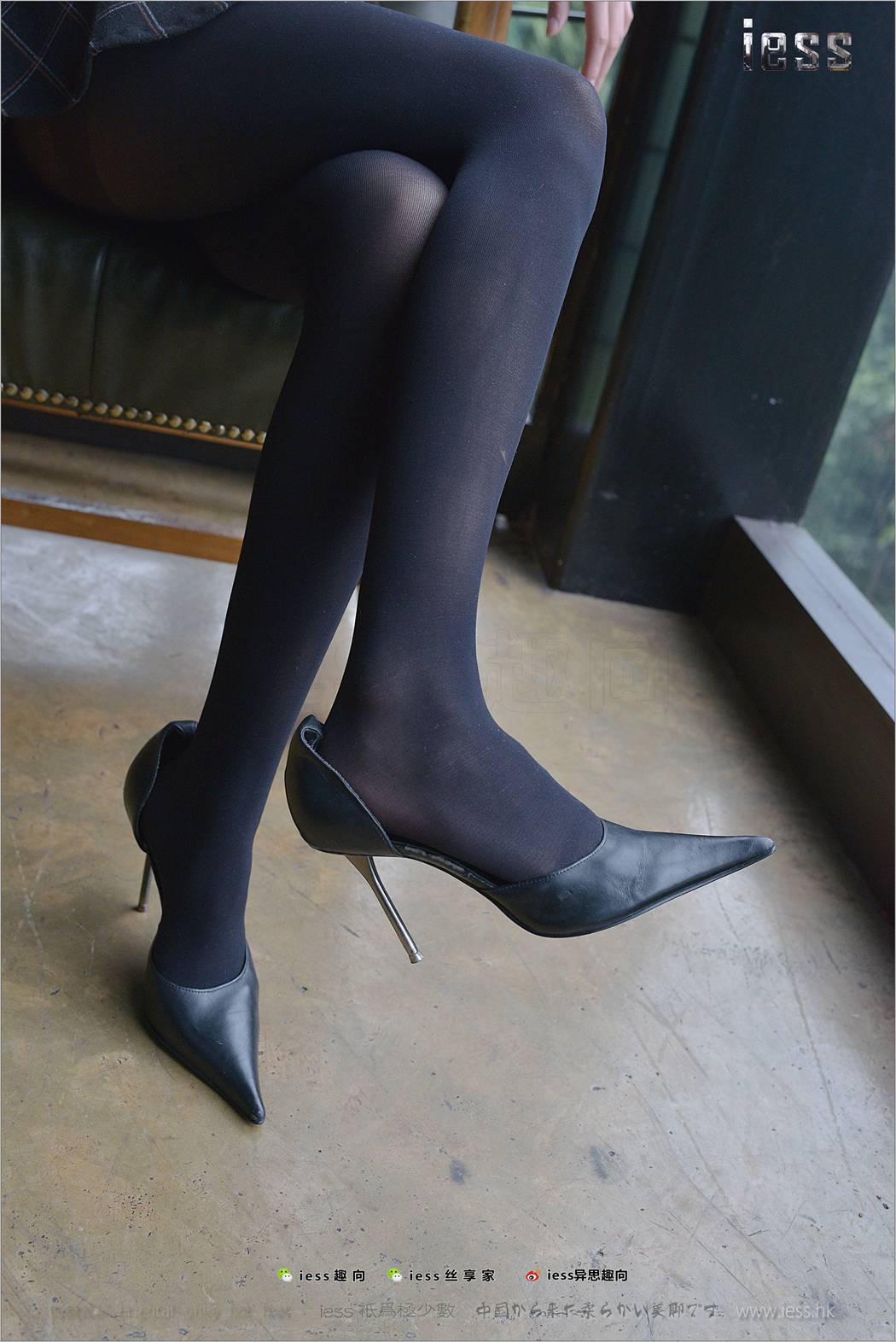图片[59]-[IESS异思趣向] 2018.02.02 丝足便当195：《50D厚黑丝和超尖头高跟》若琪 在线浏览 – 速更版-美库