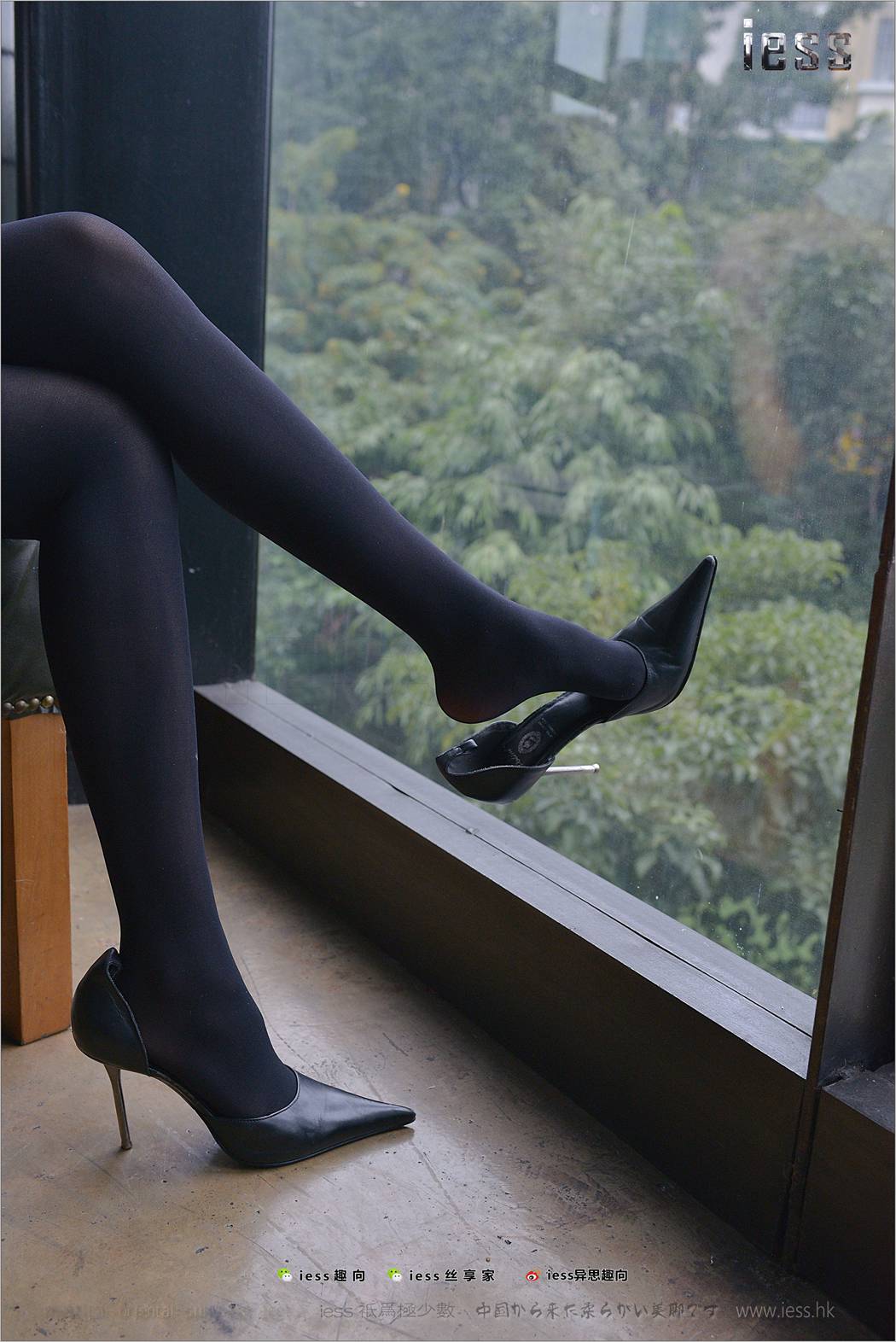 图片[6]-[IESS异思趣向] 2018.02.02 丝足便当195：《50D厚黑丝和超尖头高跟》若琪 在线浏览 – 速更版-美库