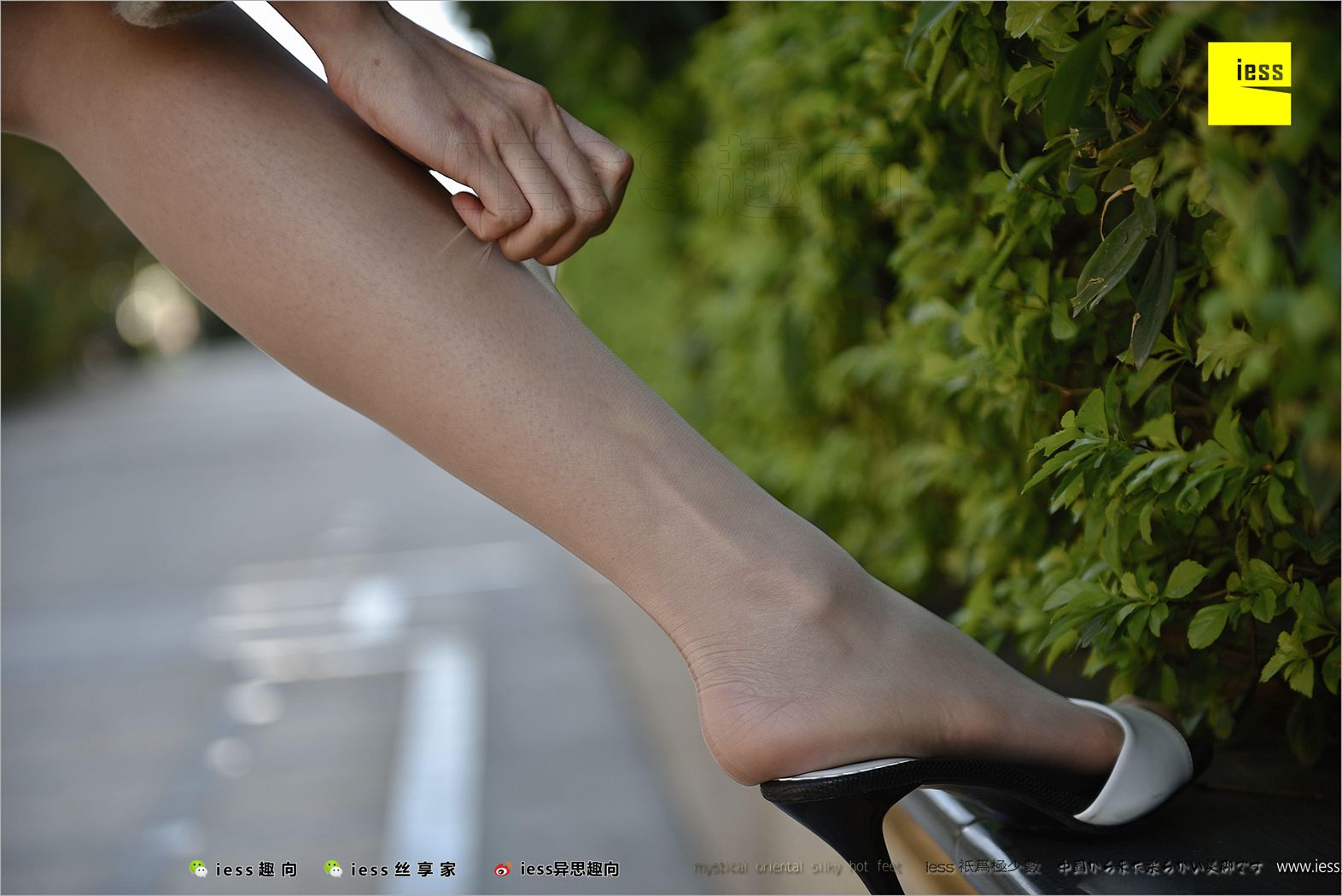 图片[86]-[IESS异思趣向] 2018.03.19 丝足便当208：《高妞的双丝展示》丝源 在线浏览 – 速更版-美库