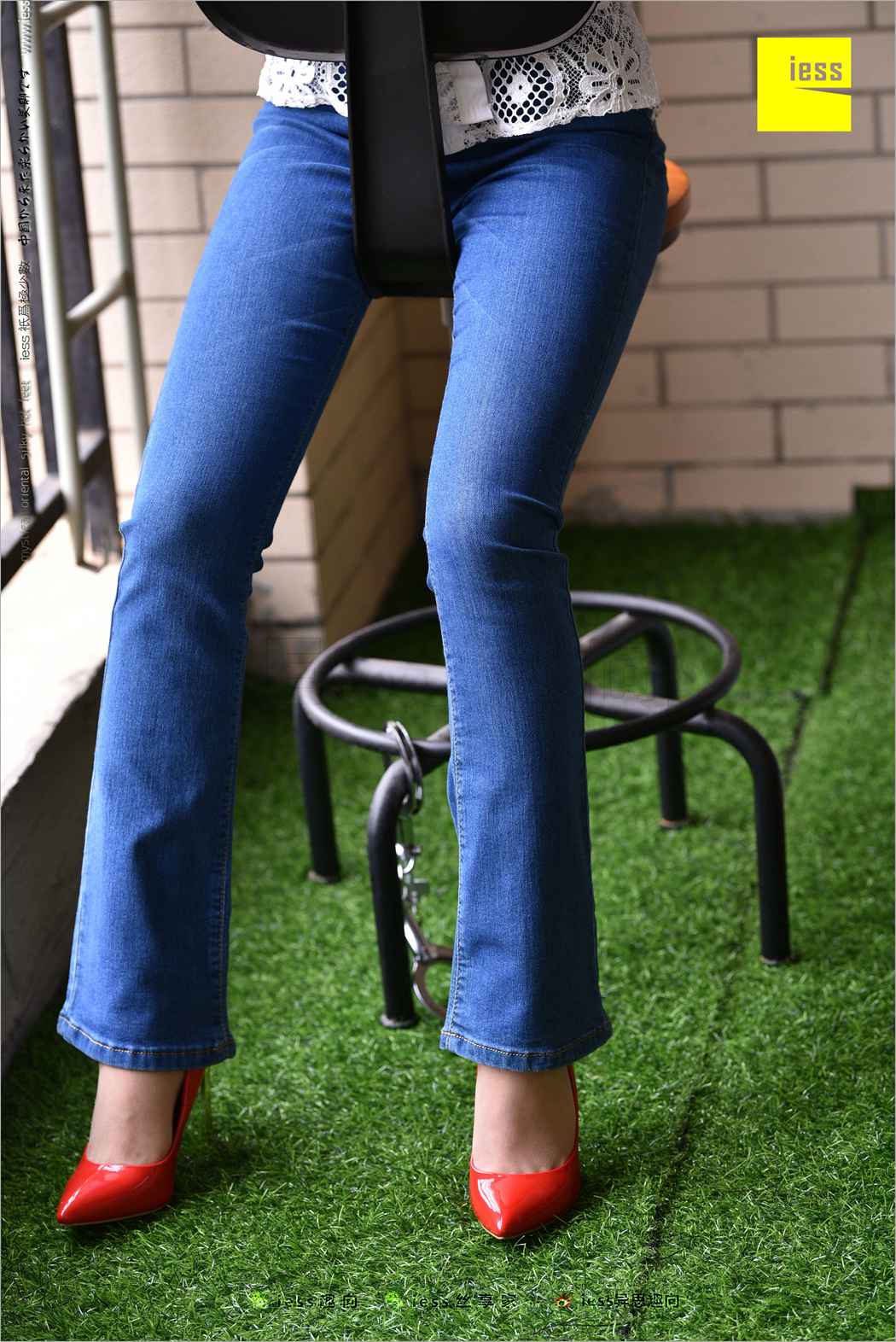 图片[65]-[IESS异思趣向] 2018.04.28 丝足便当224：《牛仔裤、新模特和红色高跟鞋》广炎 在线浏览 – 速更版-美库
