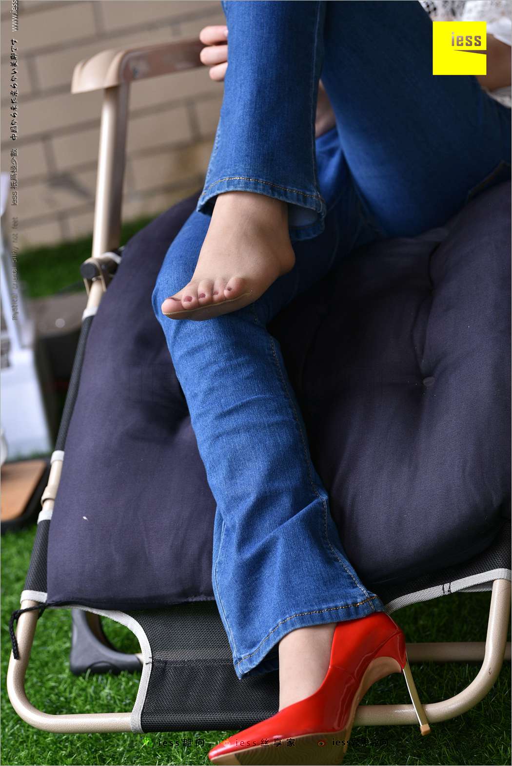 图片[53]-[IESS异思趣向] 2018.04.28 丝足便当224：《牛仔裤、新模特和红色高跟鞋》广炎 在线浏览 – 速更版-美库