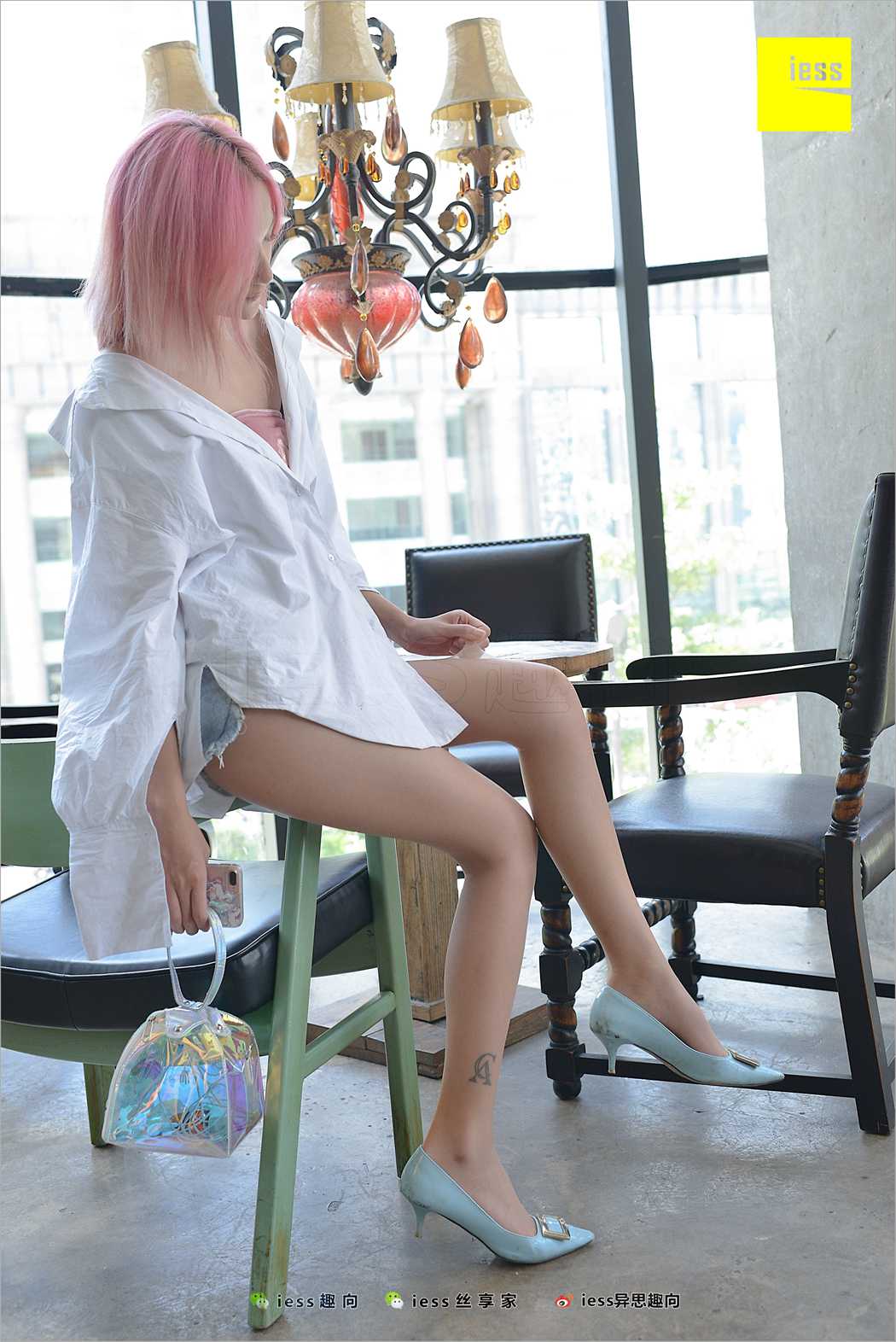 图片[26]-[IESS异思趣向] 2018.05.08 丝足便当228：《黑丝女神的红蓝黄》潇潇 在线浏览 – 速更版-美库