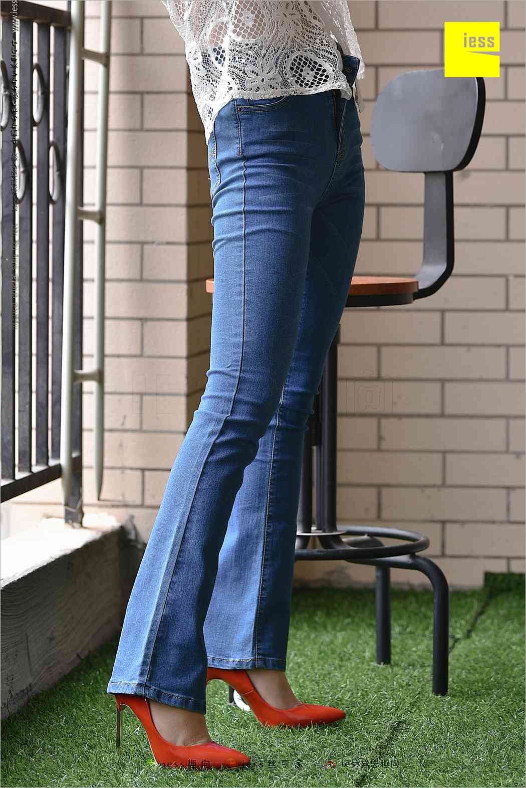 图片[66]-[IESS异思趣向] 2018.04.28 丝足便当224：《牛仔裤、新模特和红色高跟鞋》广炎 在线浏览 – 速更版-美库