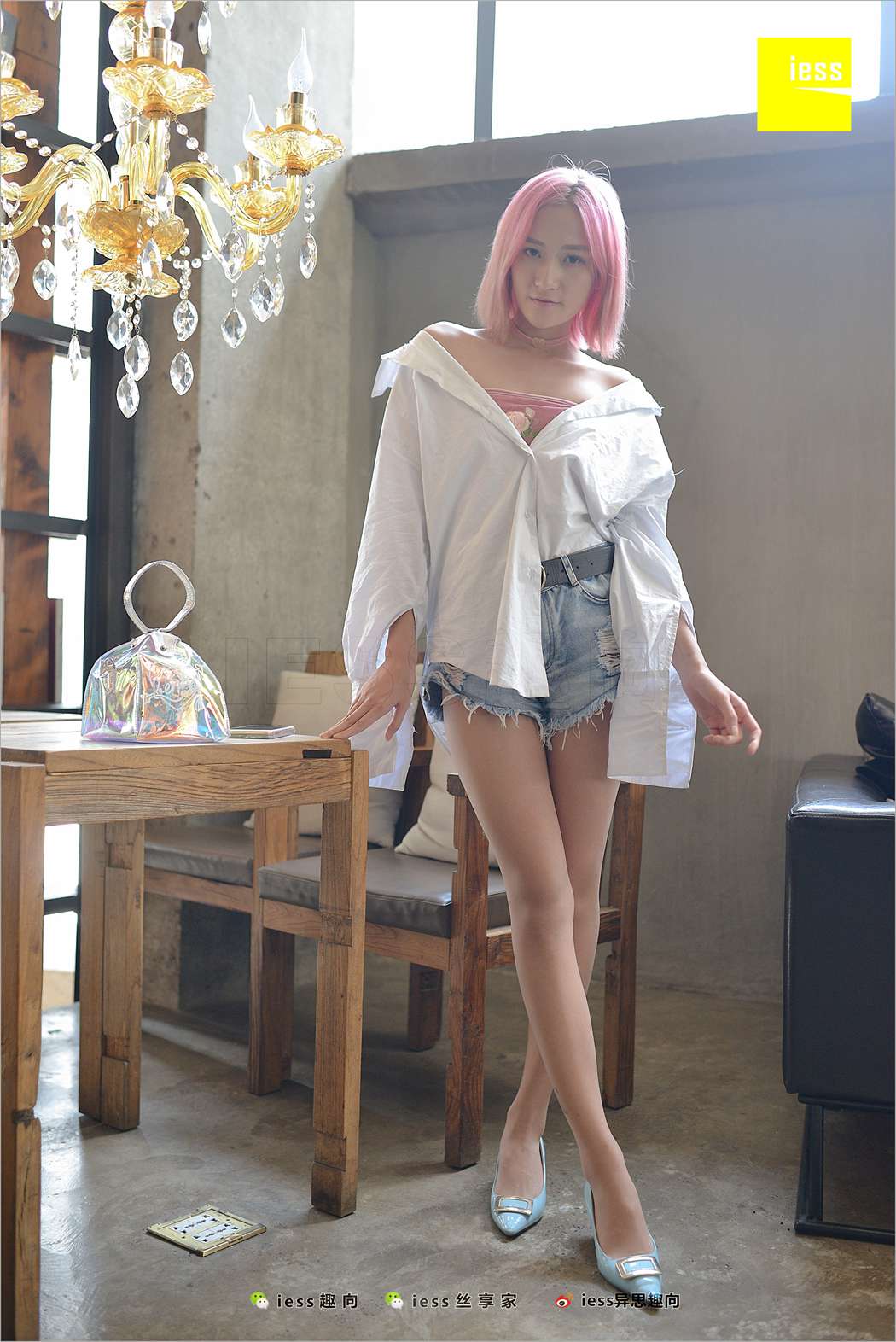 图片[64]-[IESS异思趣向] 2018.05.08 丝足便当228：《黑丝女神的红蓝黄》潇潇 在线浏览 – 速更版-美库