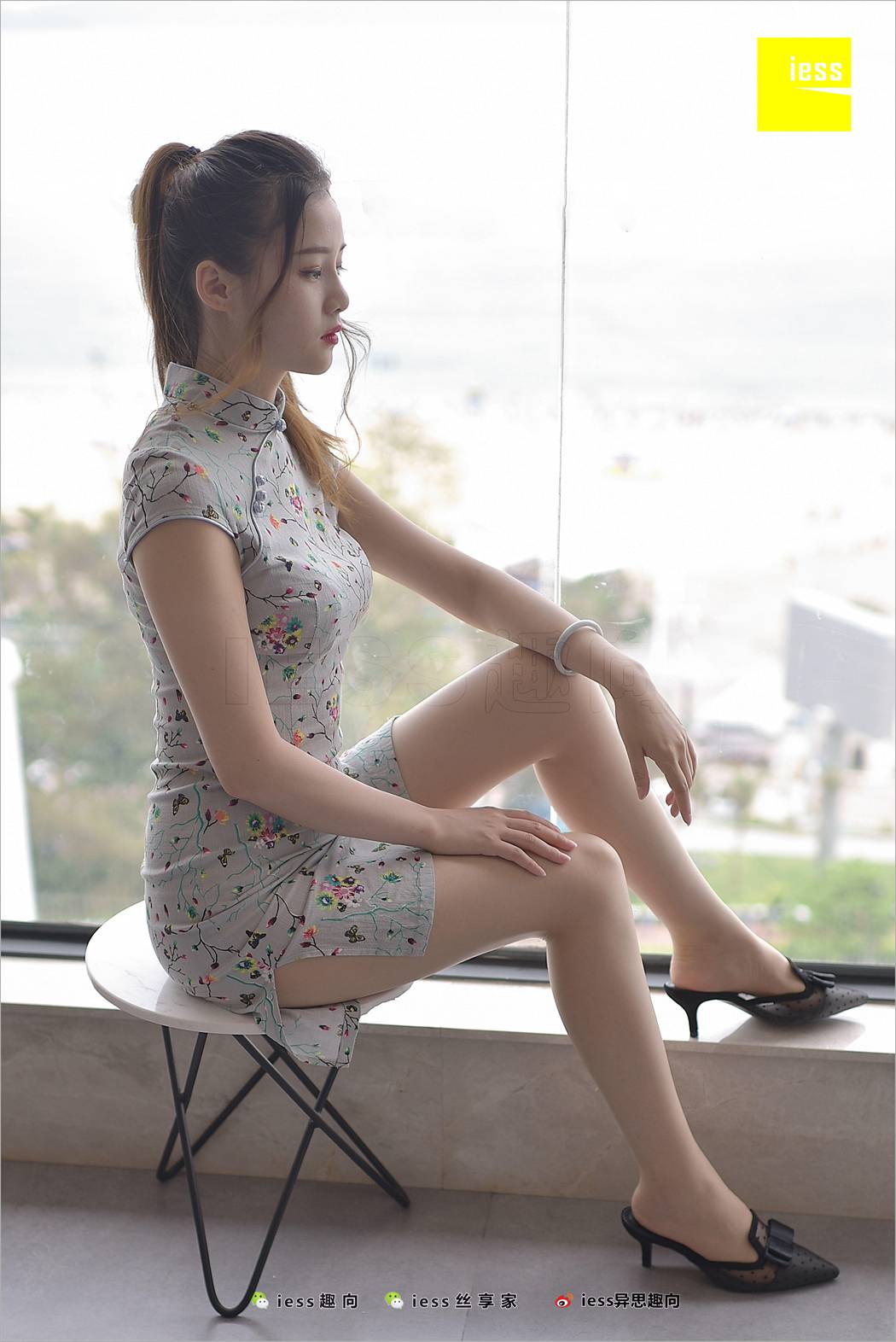 图片[5]-[IESS异思趣向] 2018.07.02 丝足便当247：《九妹的短旗袍》九妹 在线浏览 – 速更版-美库