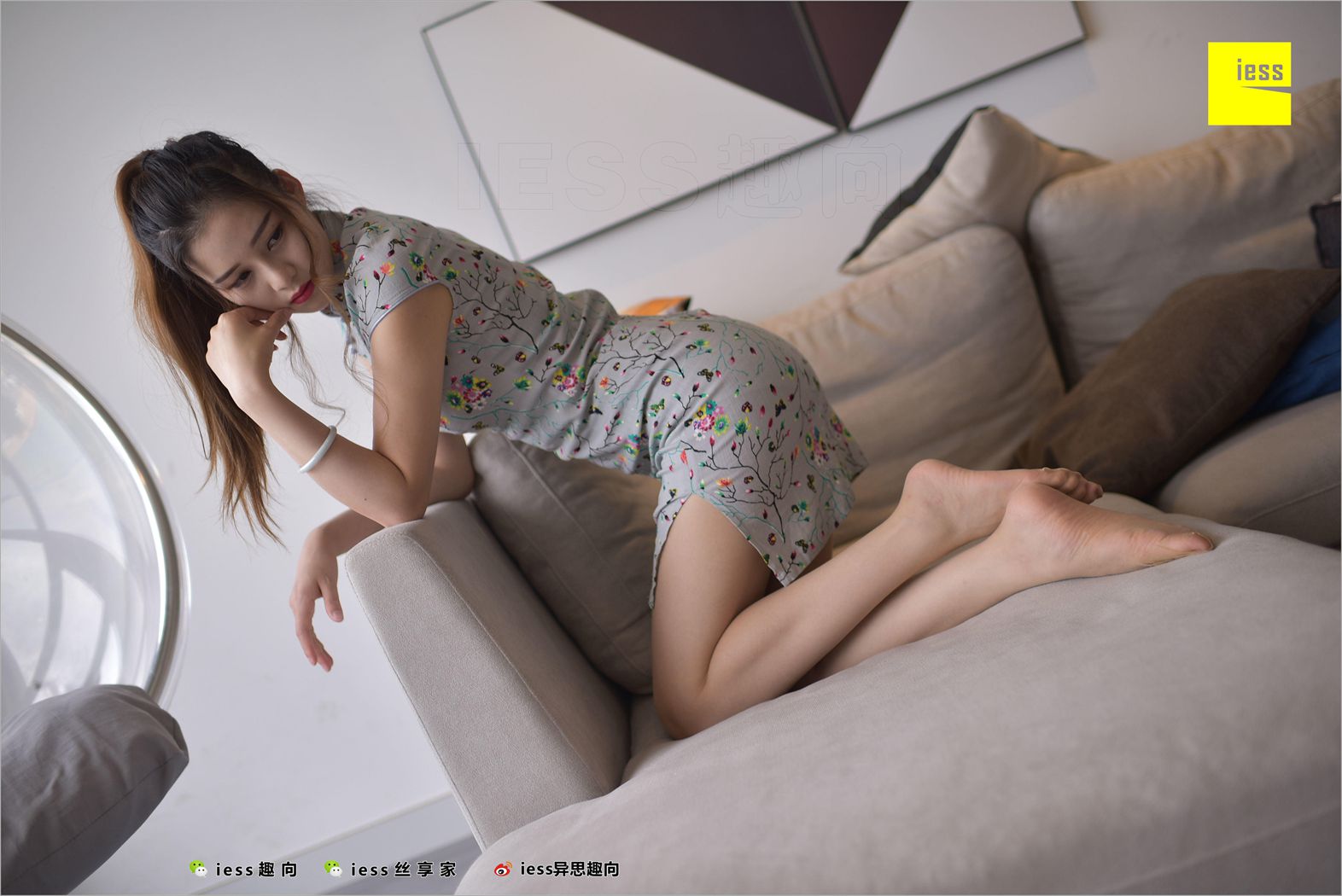 图片[16]-[IESS异思趣向] 2018.07.02 丝足便当247：《九妹的短旗袍》九妹 在线浏览 – 速更版-美库